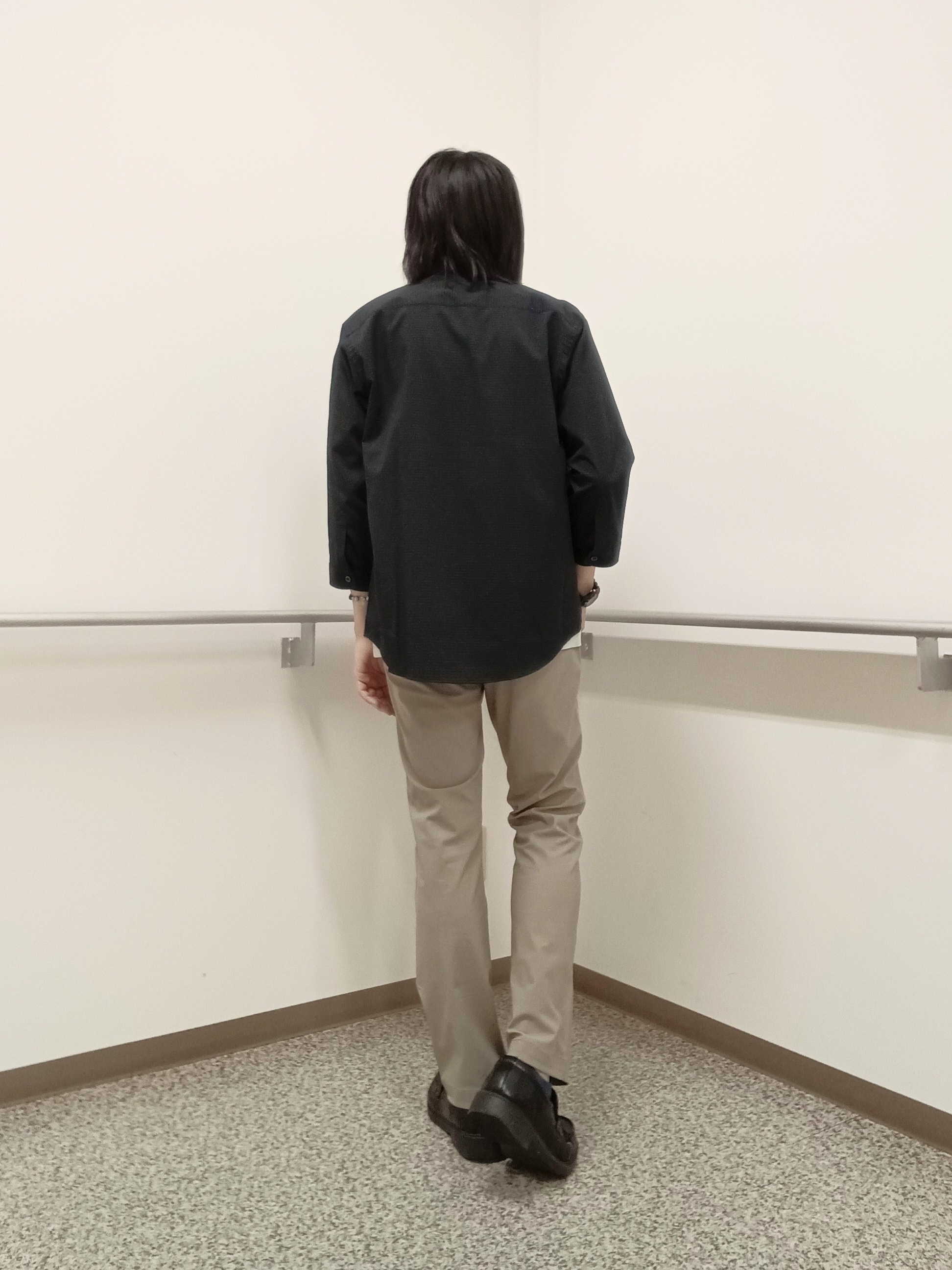 moritaさんの「TAKEO KIKUCHI｜【日本製】DotAir（R）サッカー7分袖シャツ」を使ったコーディネート