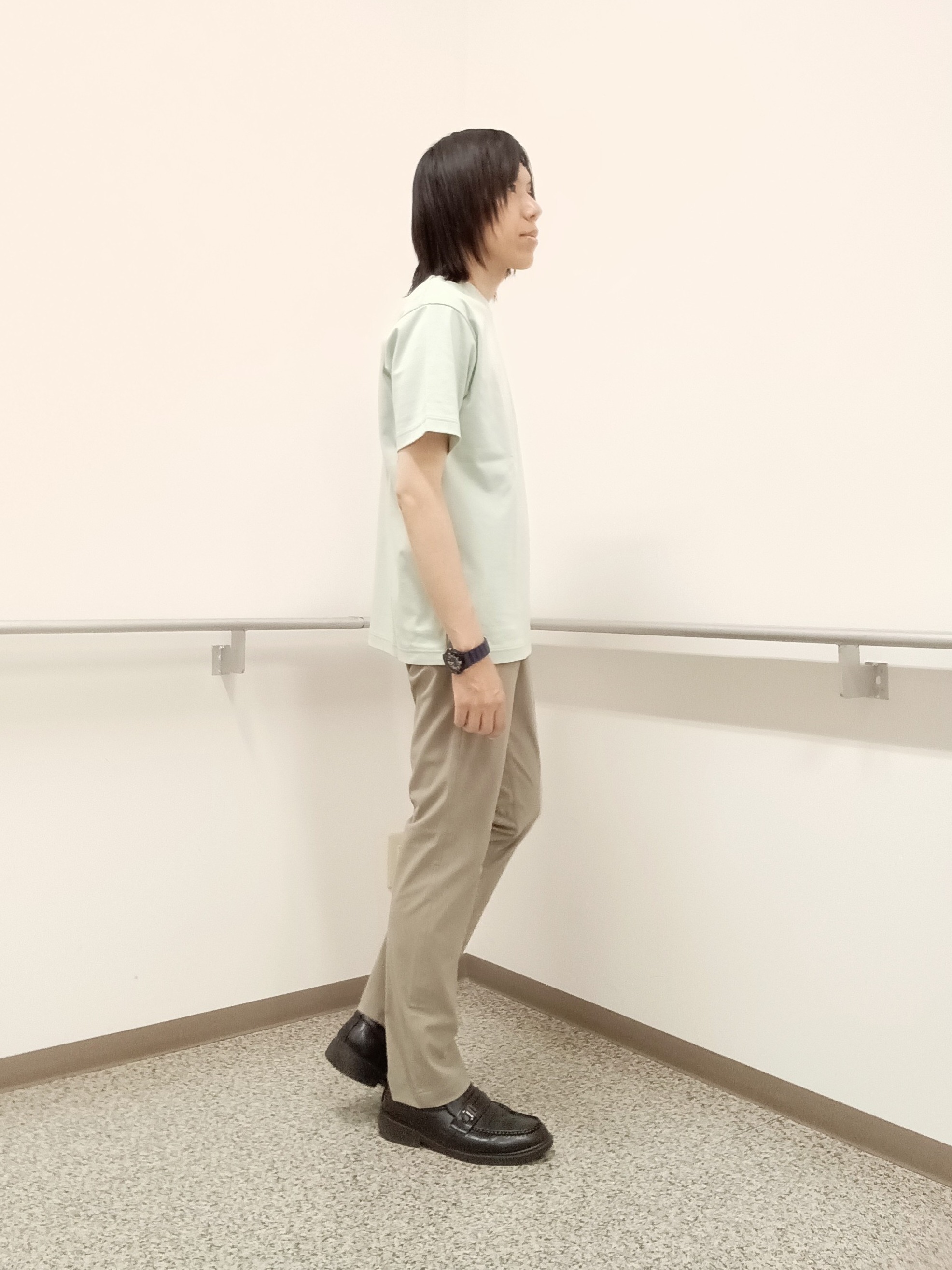 moritaさんの「TAKEO KIKUCHI｜【日本製】DotAir（R）サッカー7分袖シャツ」を使ったコーディネート