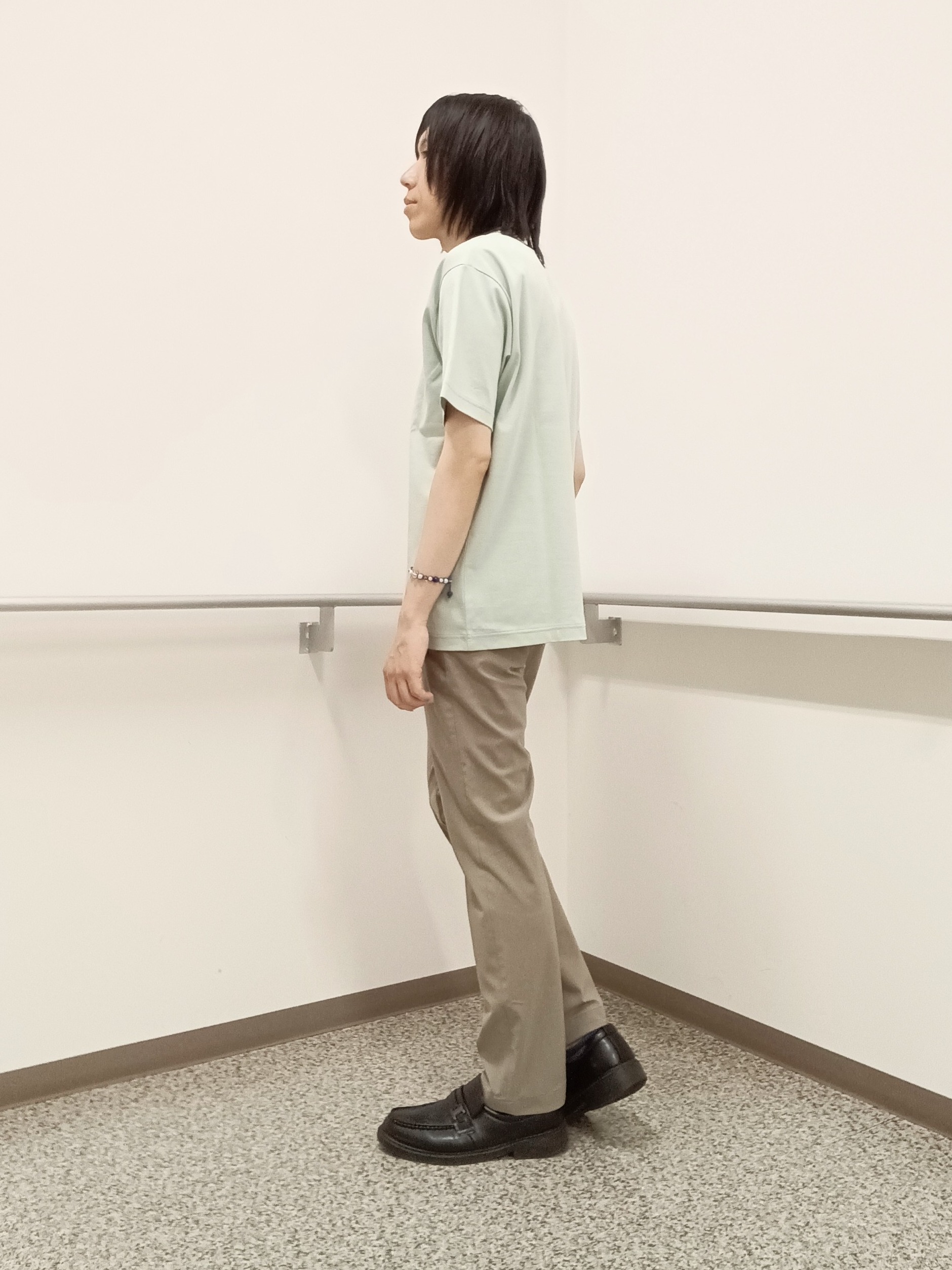 moritaさんの「TAKEO KIKUCHI｜【日本製】DotAir（R）サッカー7分袖シャツ」を使ったコーディネート