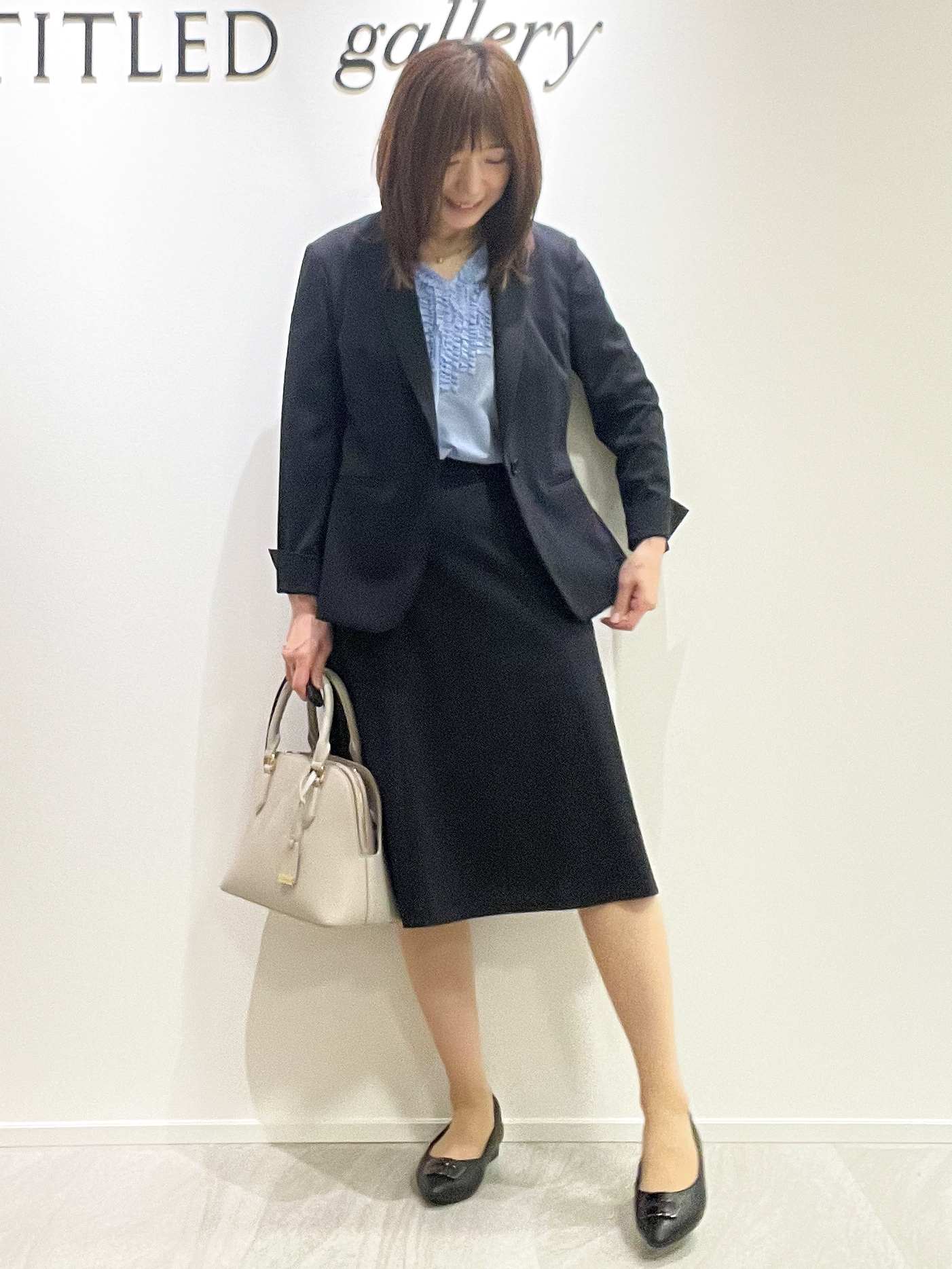 めいさんの「UNTITLED｜【UV/接触冷感/スーツ】ジャージテーラードジャケット」を使ったコーディネート