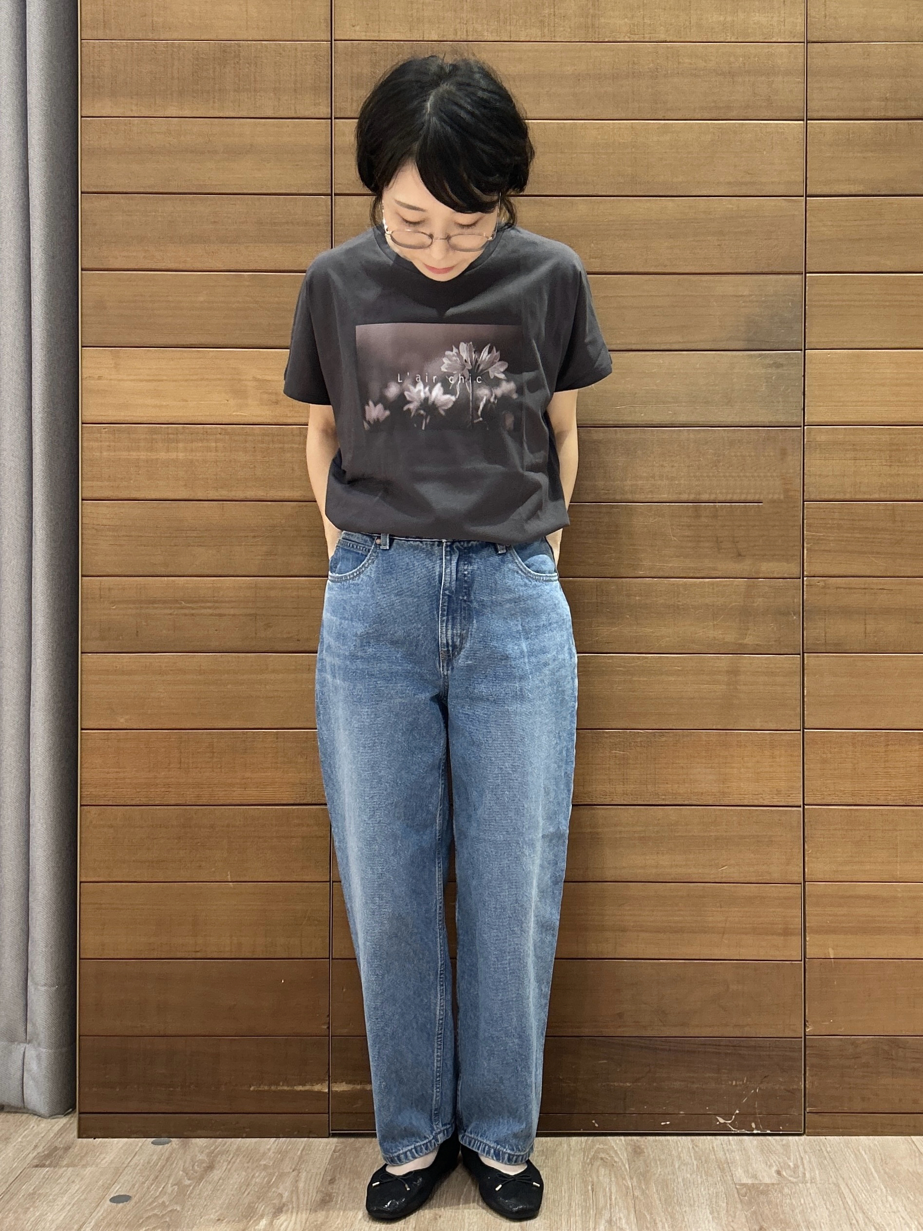 ゆうあさんの「OPAQUE.CLIP｜フォトプリントTシャツ【洗濯機OK】」を使ったコーディネート