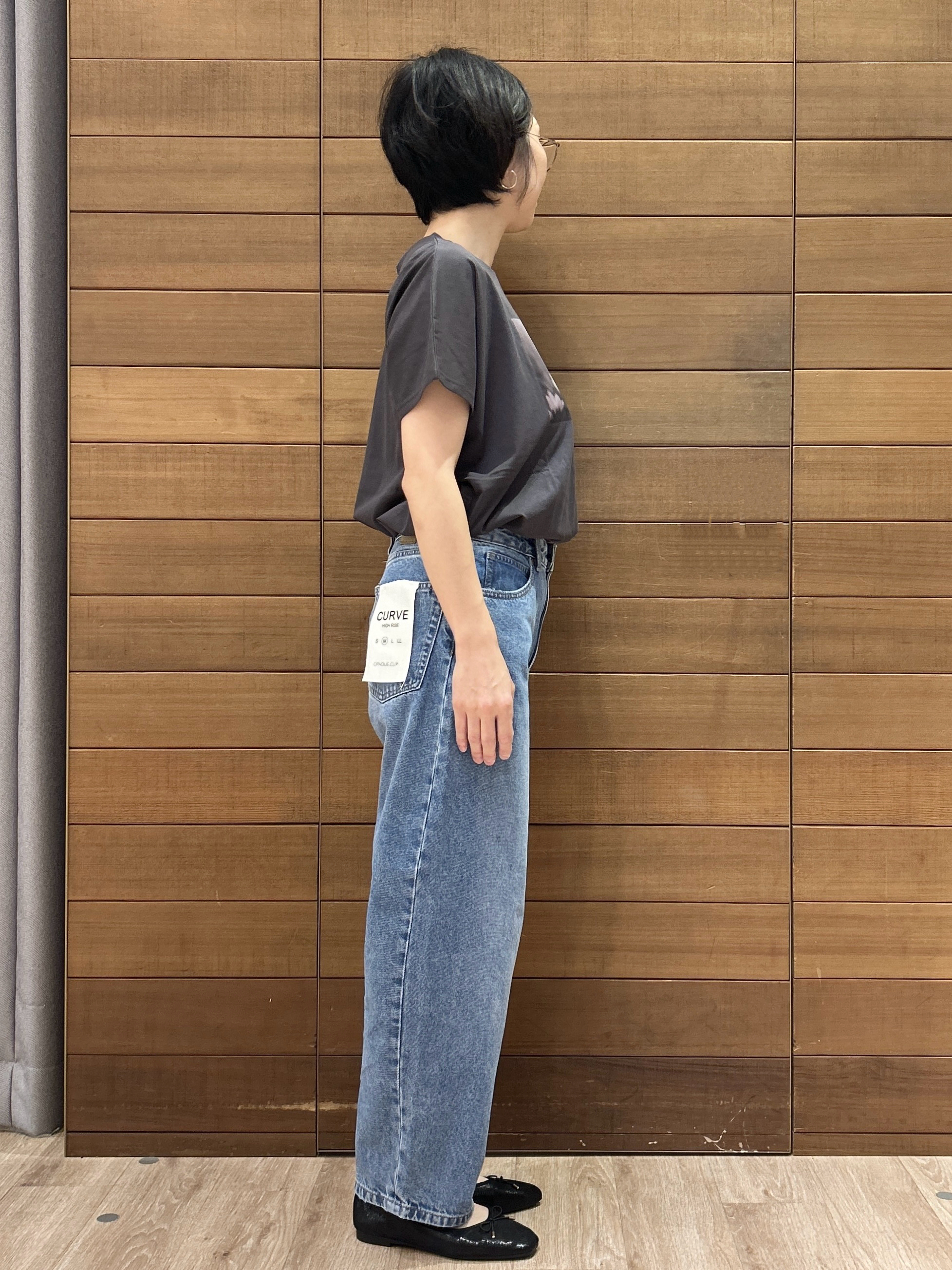 ゆうあさんの「OPAQUE.CLIP｜フォトプリントTシャツ【洗濯機OK】」を使ったコーディネート