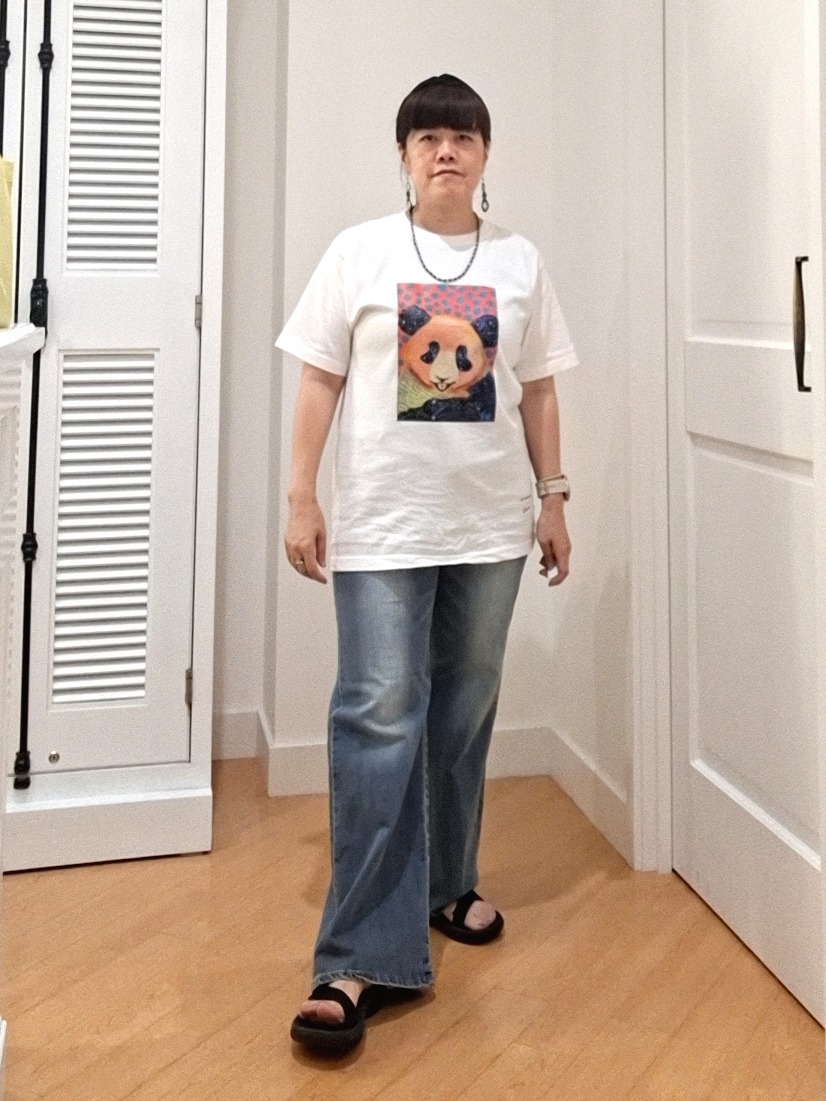 ai-Pさんの「Dessin｜Sei Horinouchi&times;Dessin Tシャツ」を使ったコーディネート