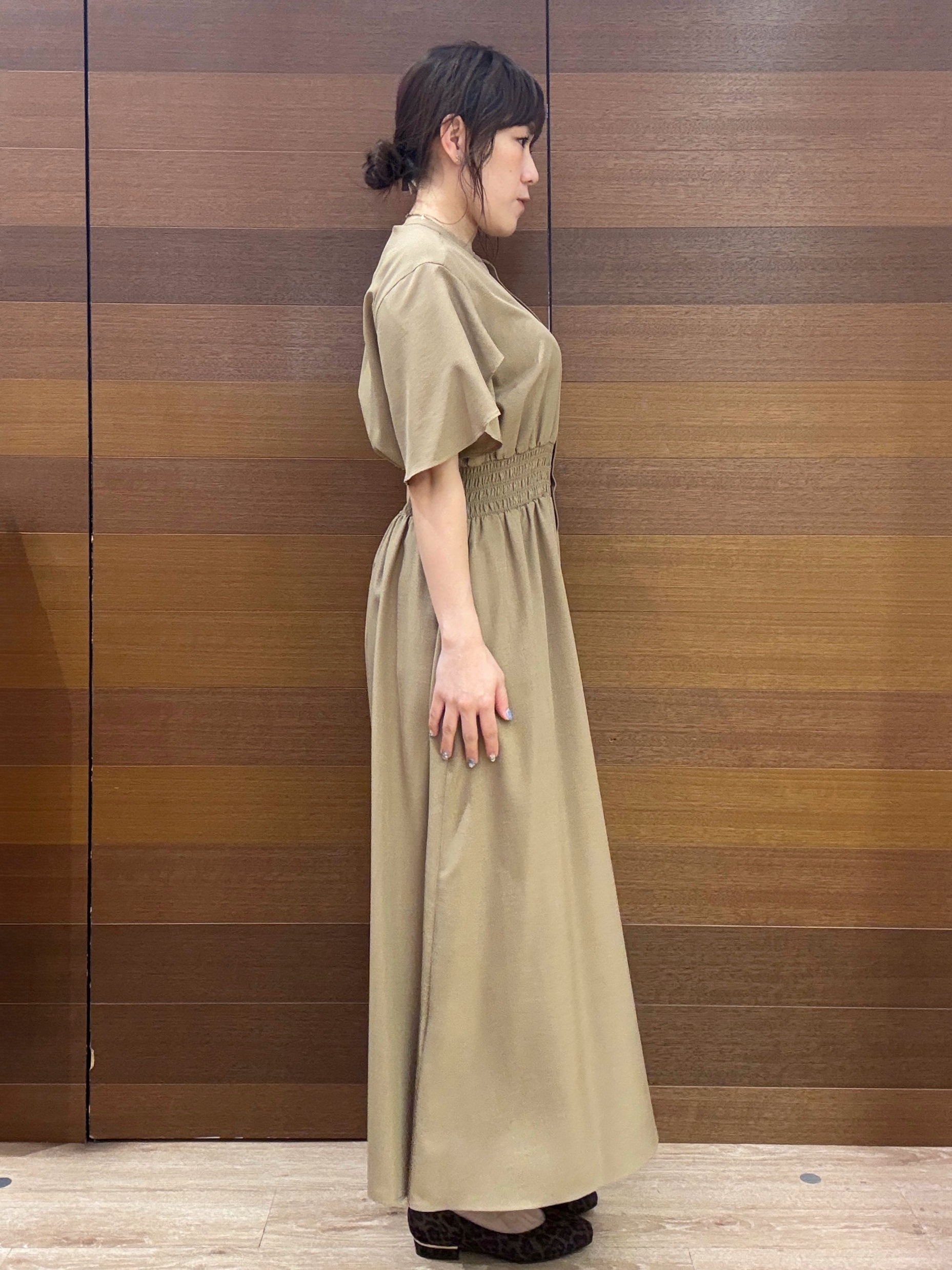 maichiさんの「OPAQUE.CLIP｜スキッパーシャツワンピース【洗濯機OK／イージーアイロン】」を使ったコーディネート