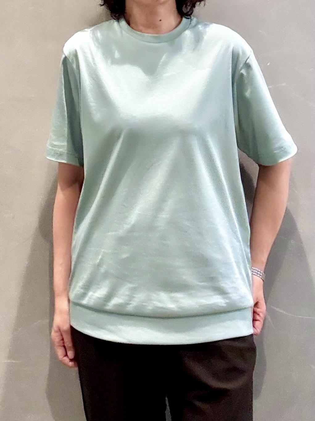 のぐみさんの「TAKEO KIKUCHI｜【接触冷感】アイスクリアコットン Tシャツ」を使ったコーディネート