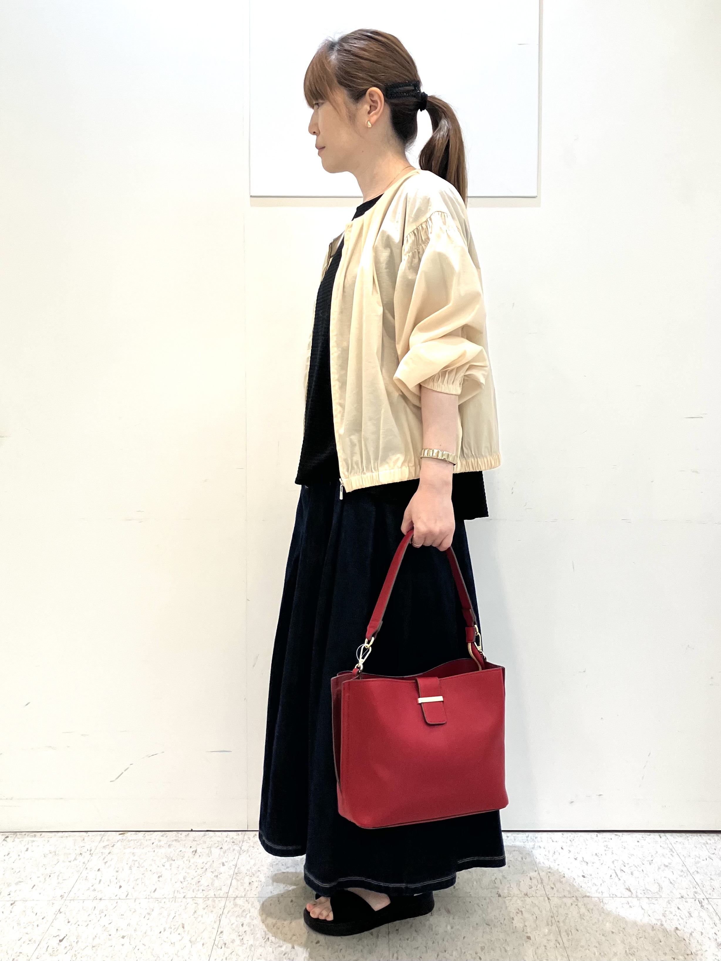 kozuさんの「Reflect｜フロントファスナーシアーブルゾン」を使ったコーディネート