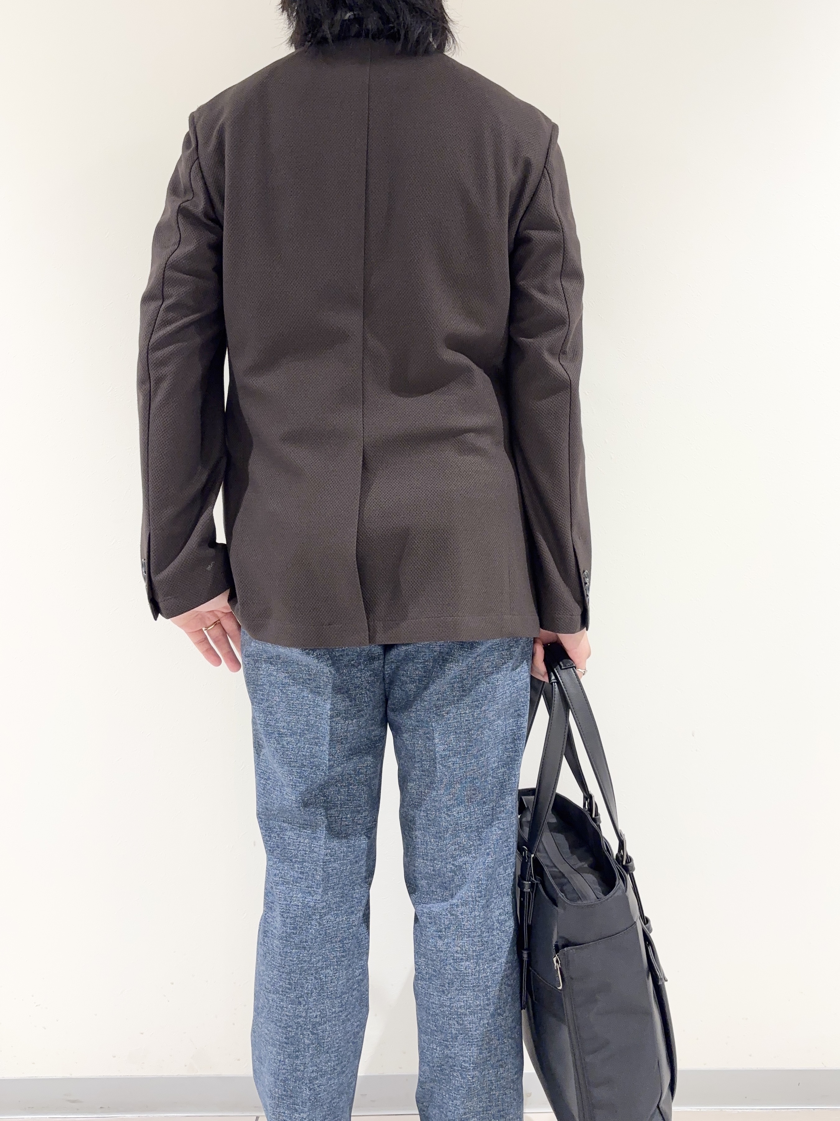 及川さんの「TAKEO KIKUCHI｜【抗菌防臭】CALCULO（R）ジャージ ジャケット」を使ったコーディネート