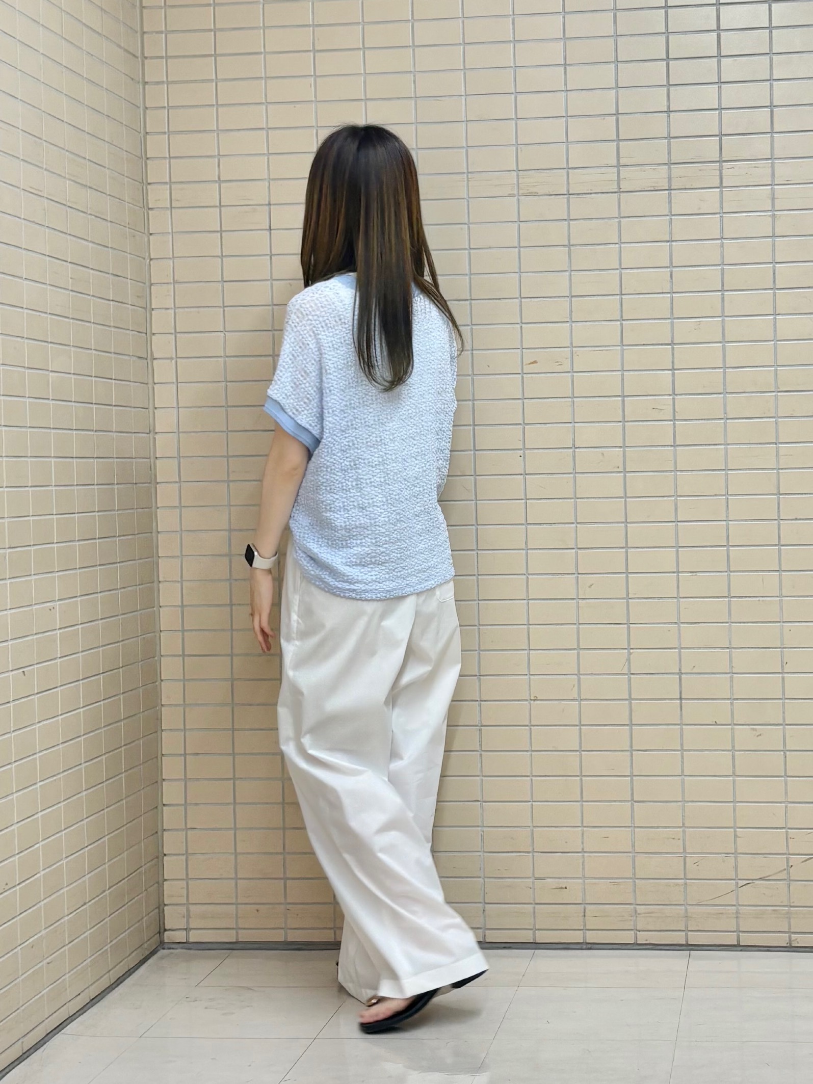 kyokaさんの「UNTITLED｜【洗える／シアー】ミニヨンレースプルオーバー」を使ったコーディネート