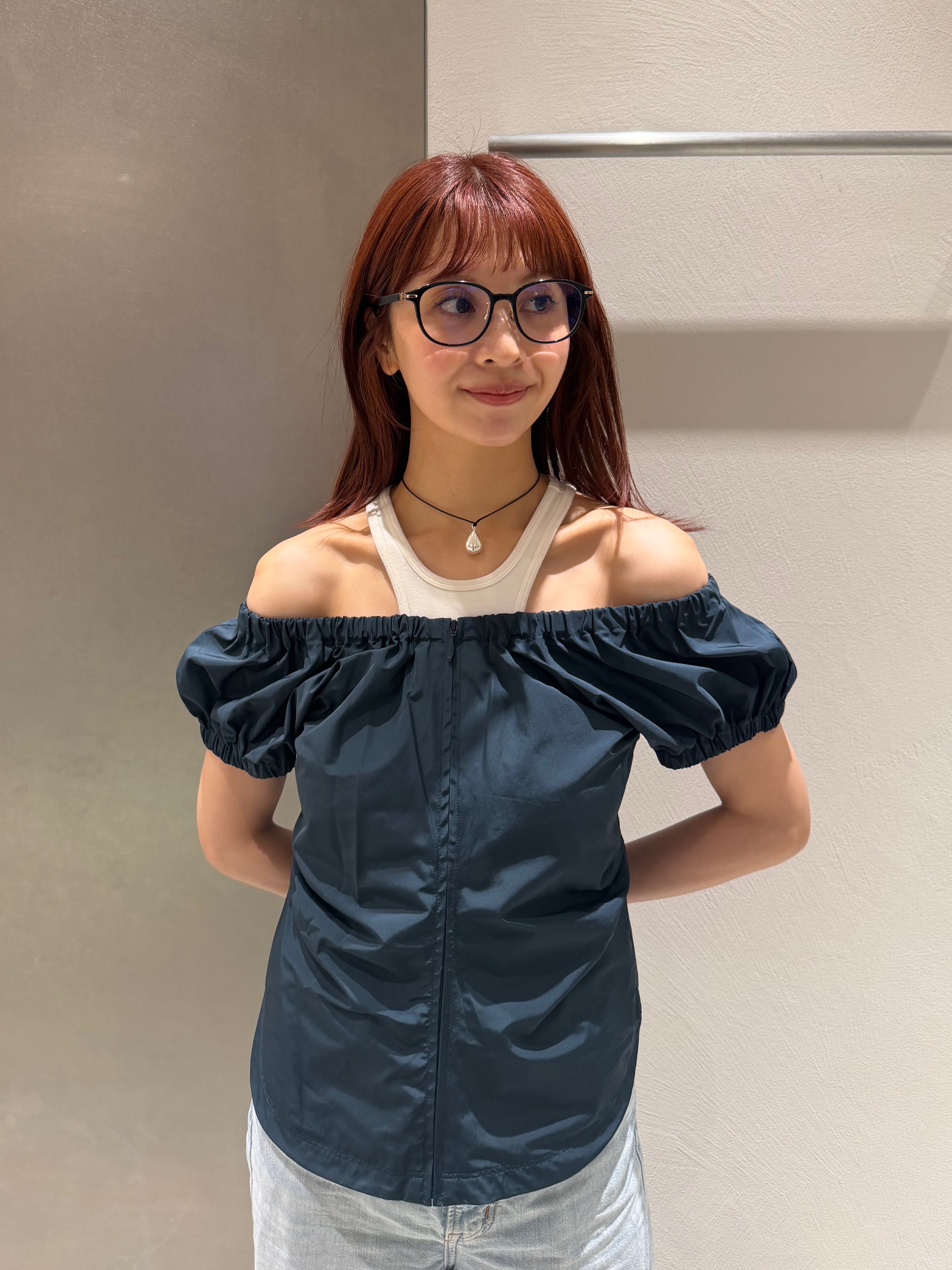 kanamiさんの「CODE A｜sporty gathered blouse」を使ったコーディネート