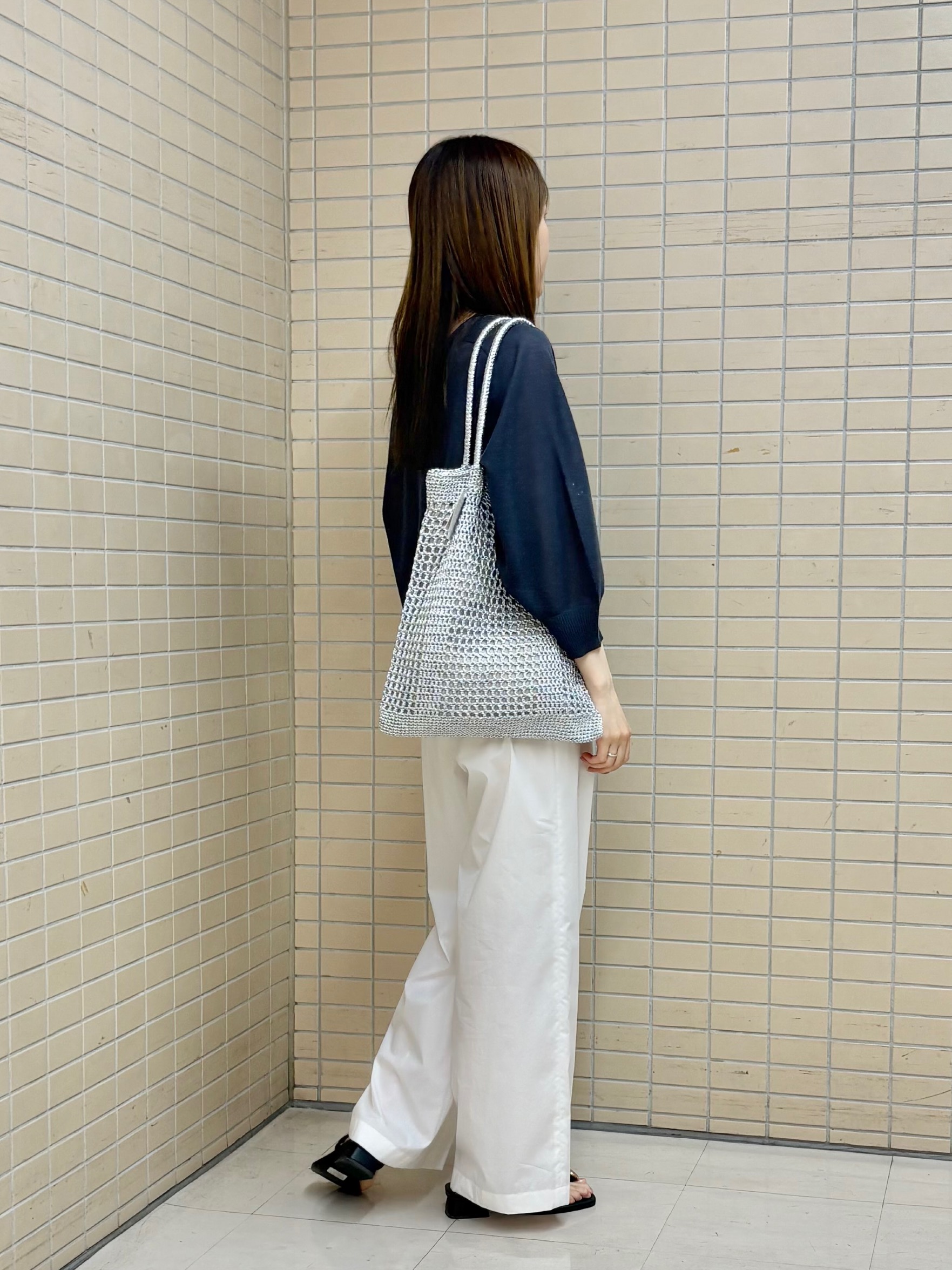 kyokaさんの「UNTITLED｜【アンサンブル可/シアー】リネンエステルカーディガン」を使ったコーディネート