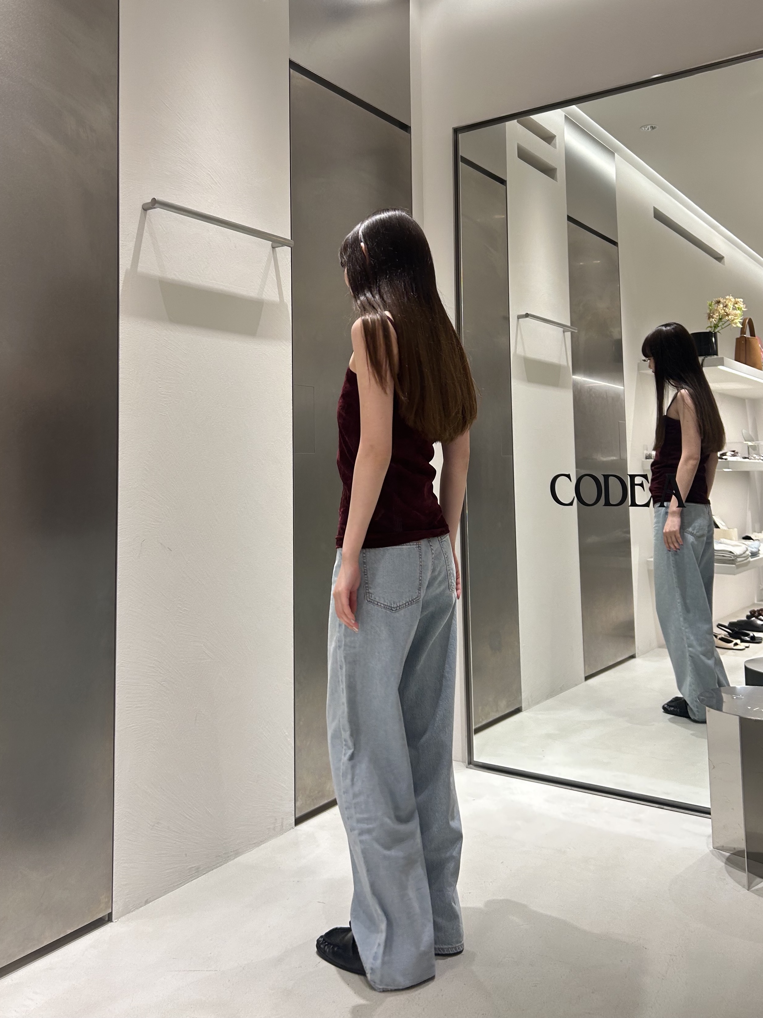 miniさんの「CODE A｜【Re】【Cup-in】design cut tank」を使ったコーディネート