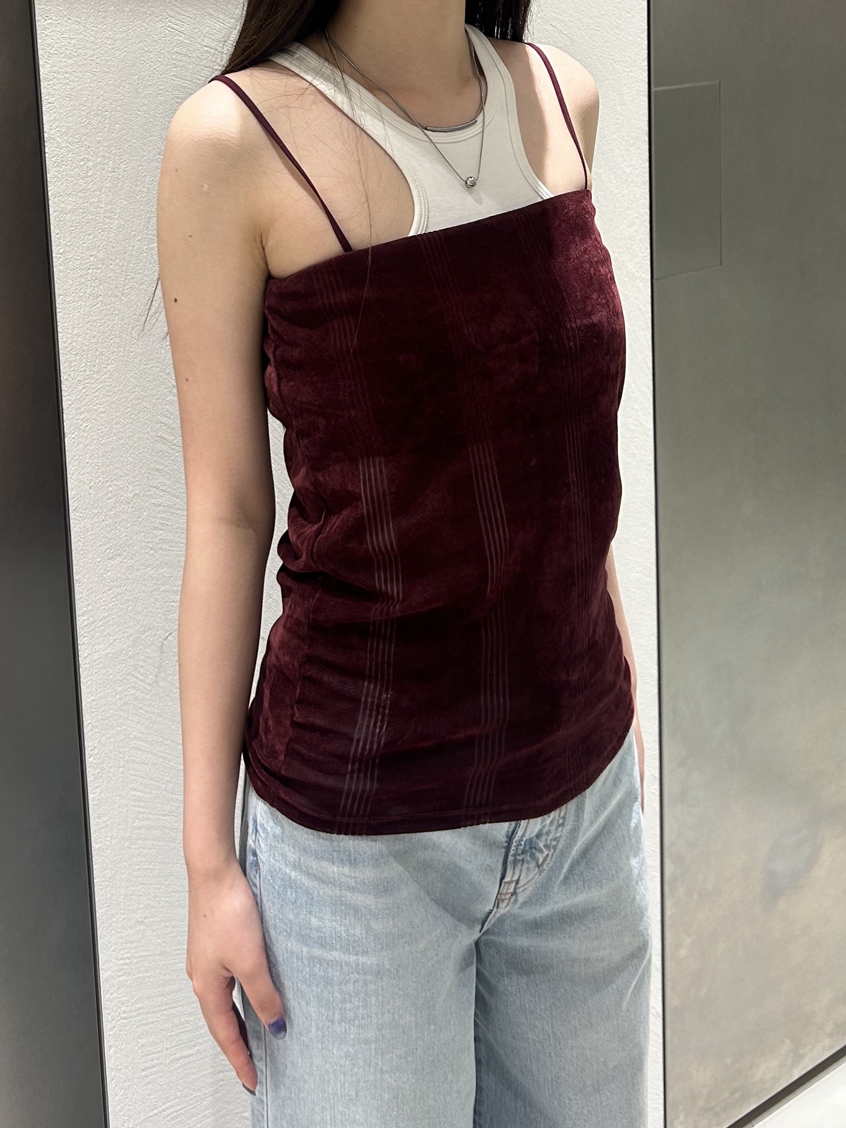 miniさんの「CODE A｜【Re】【Cup-in】design cut tank」を使ったコーディネート
