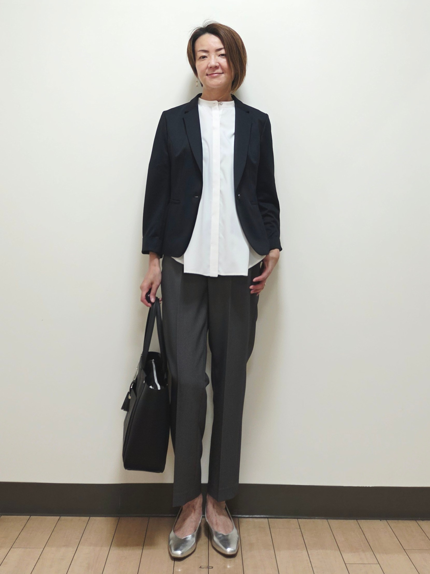 yuuさんの「Reflect｜【SS-4Lサイズ／UVカット／接触冷感】匠ジャケット／ベーシックテーラード」を使ったコーディネート