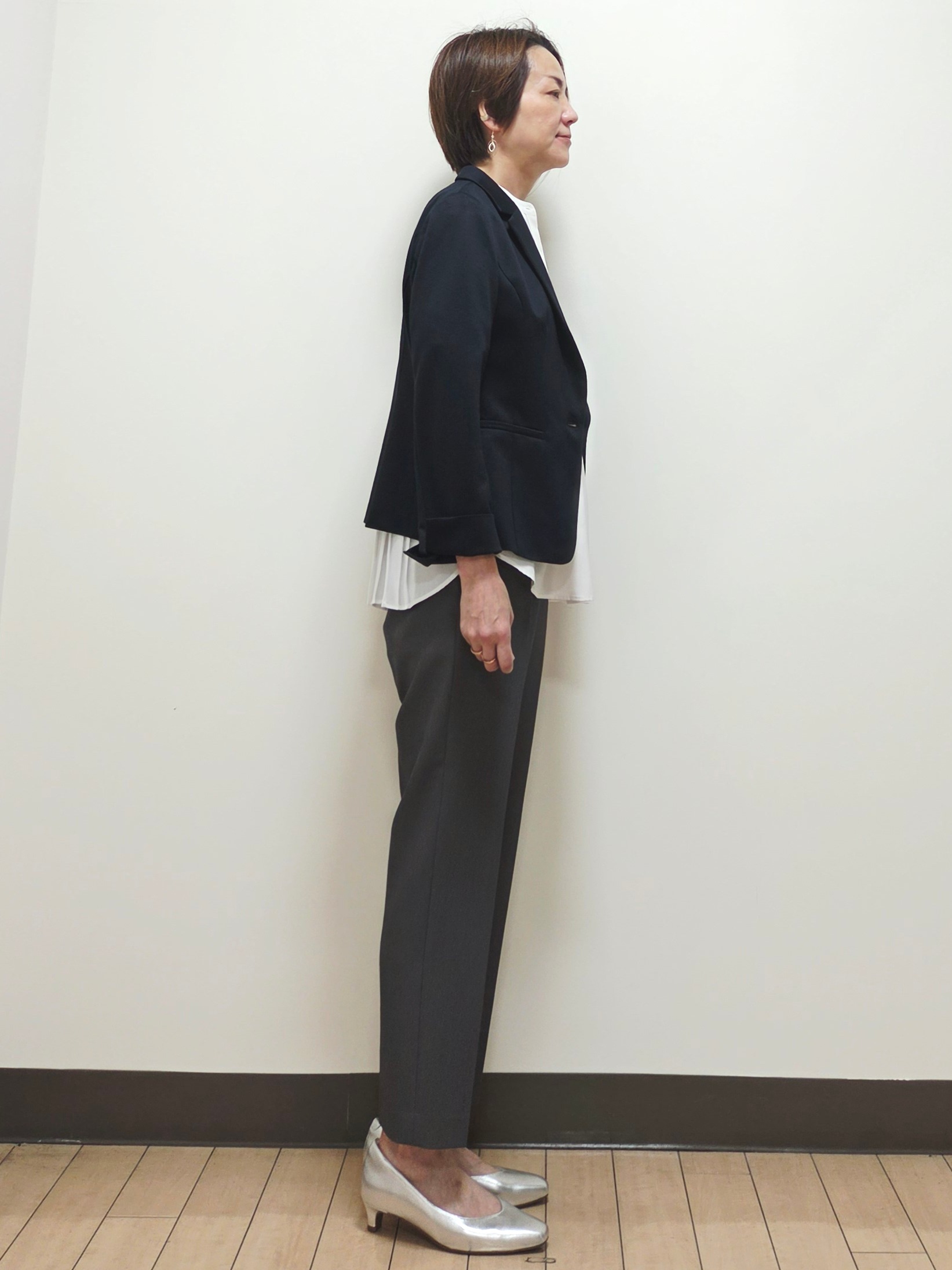 yuuさんの「Reflect｜【SS-4Lサイズ／UVカット／接触冷感】匠ジャケット／ベーシックテーラード」を使ったコーディネート
