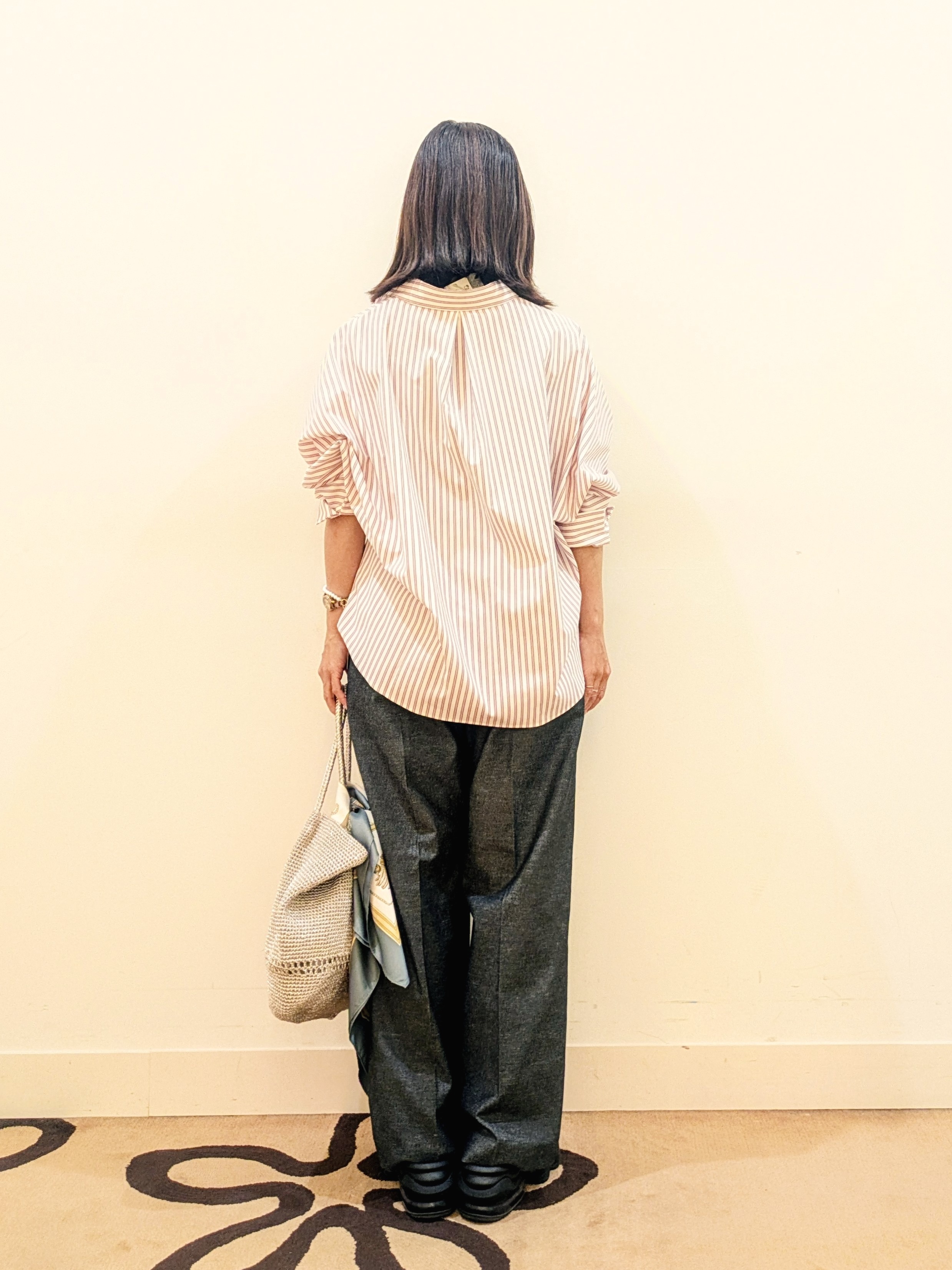laverさんの「UNTITLED｜【接触冷感/吸水速乾/UVカット】ドルマンスリーブシャツ」を使ったコーディネート