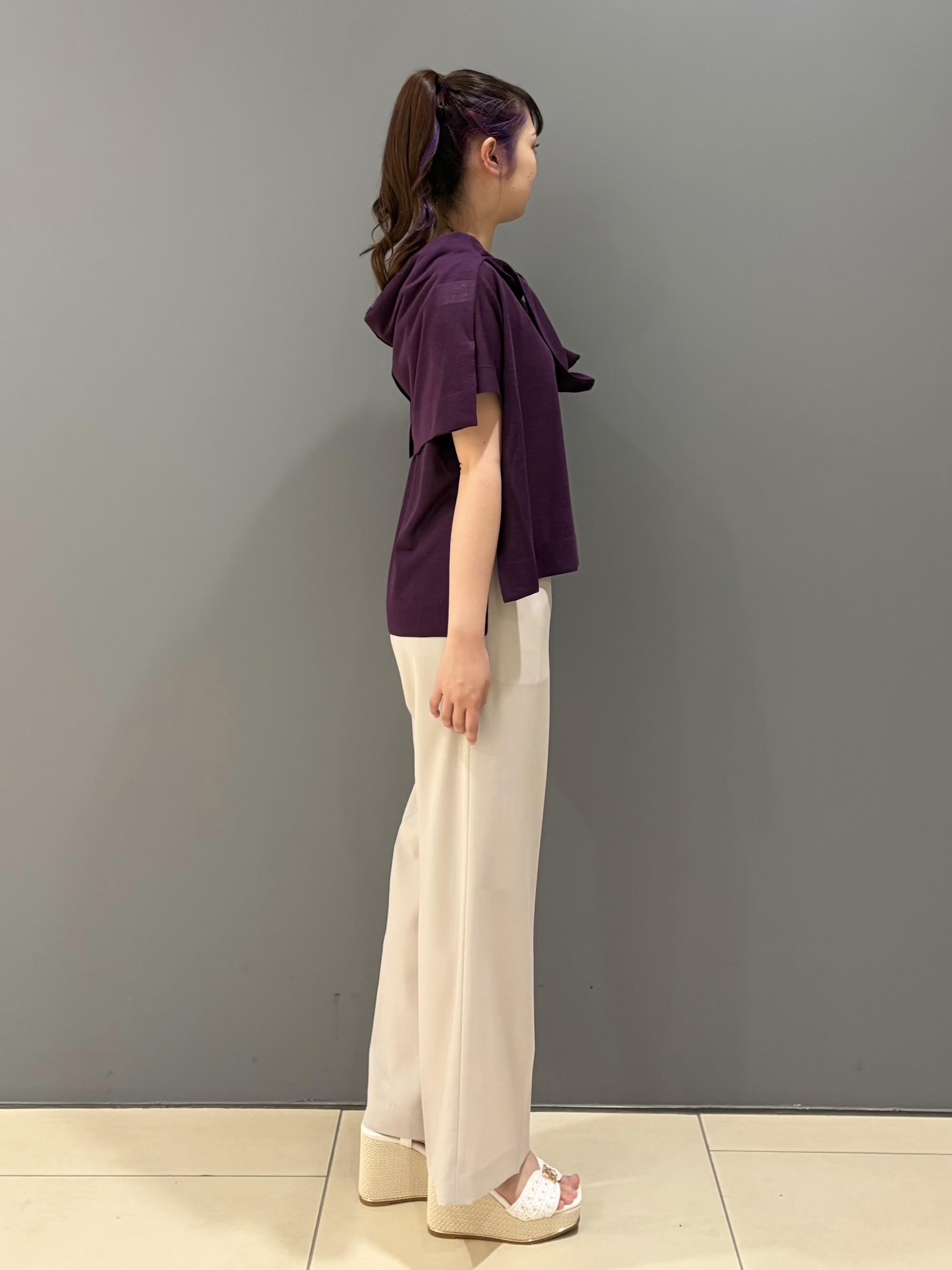 miさんの「UNTITLED｜【アンサンブル可】前後2WAYカーディガン」を使ったコーディネート