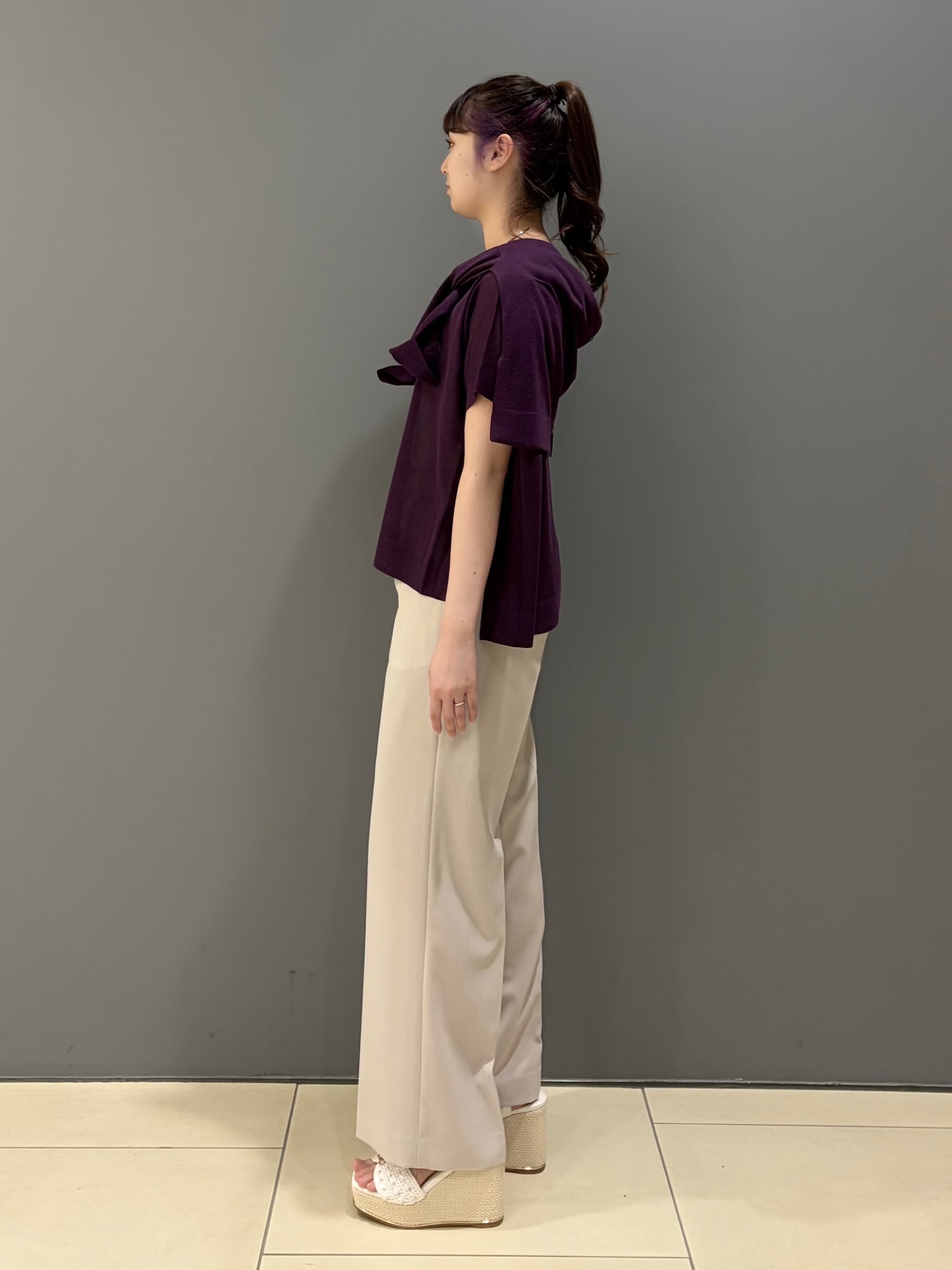 miさんの「UNTITLED｜【アンサンブル可】前後2WAYカーディガン」を使ったコーディネート