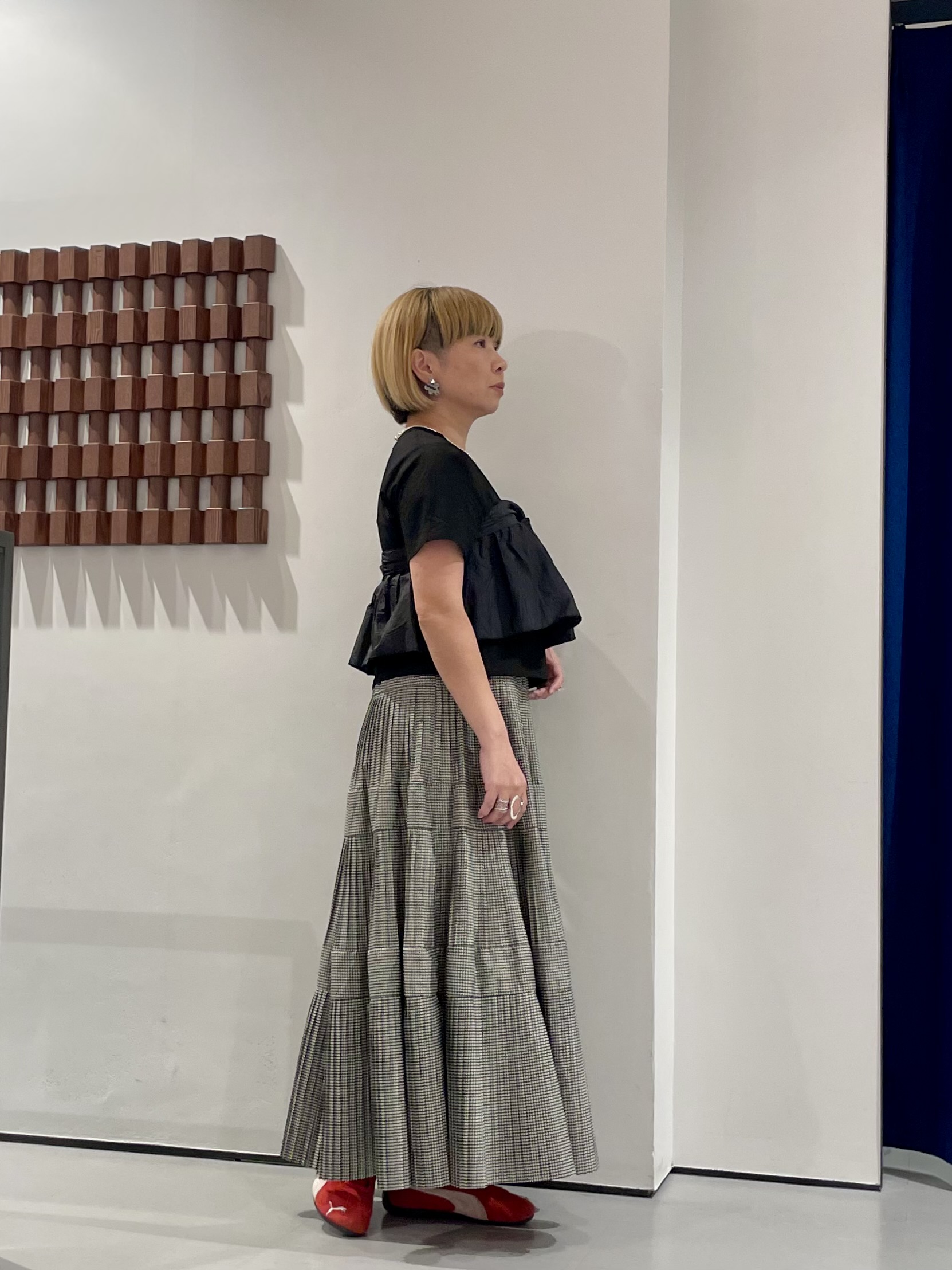 KOUさんの「INDIVI｜ツイストドッキングTシャツ」を使ったコーディネート