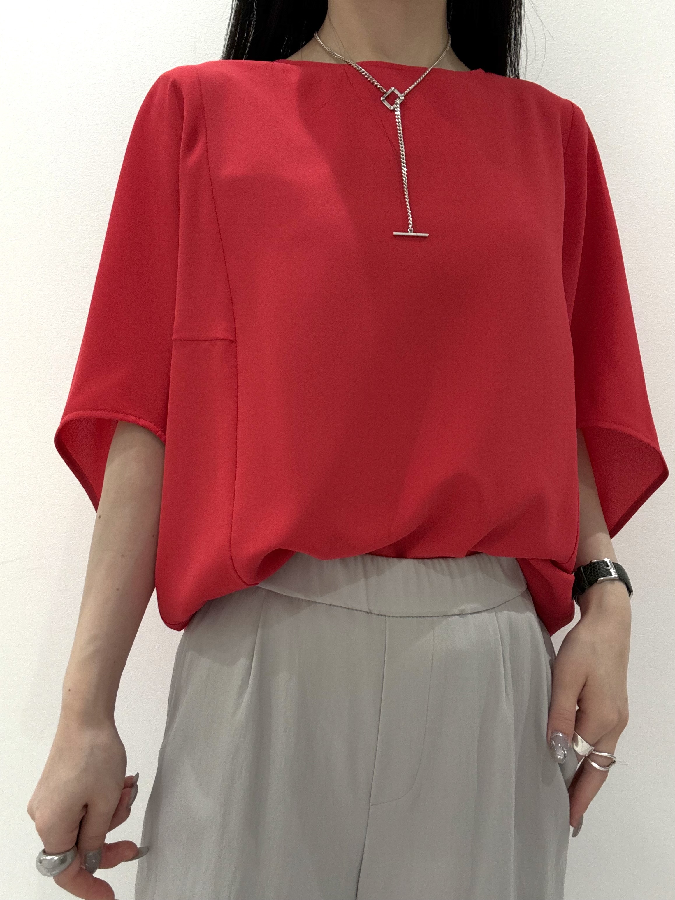 KEIKOさんの「INDIVI｜【UVケア／接触冷感】ジョーゼットドルマンブラウス」を使ったコーディネート