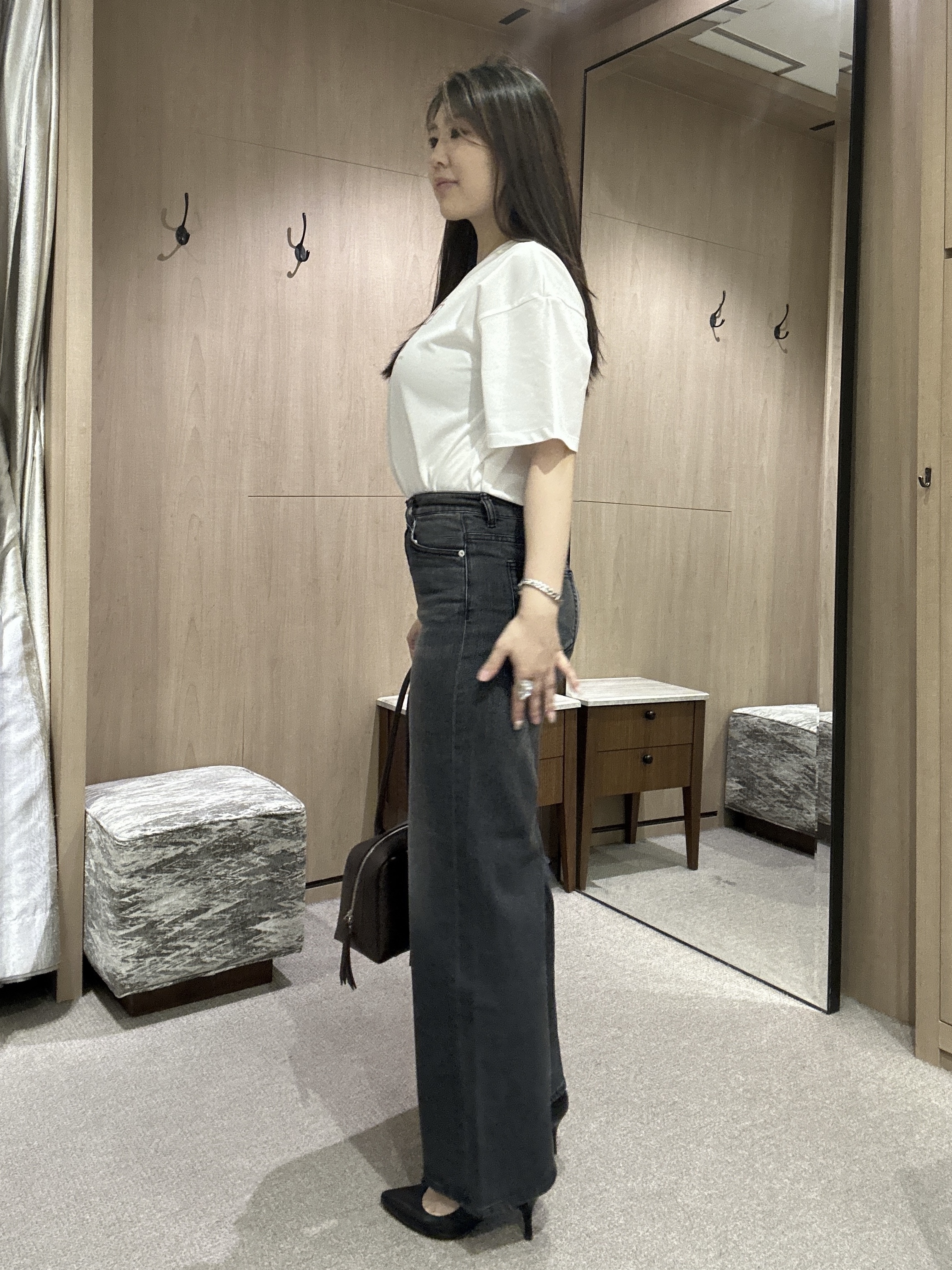 YURIさんの「UNTITLED｜【前後2WAY】コットン混カールプルオーバー」を使ったコーディネート