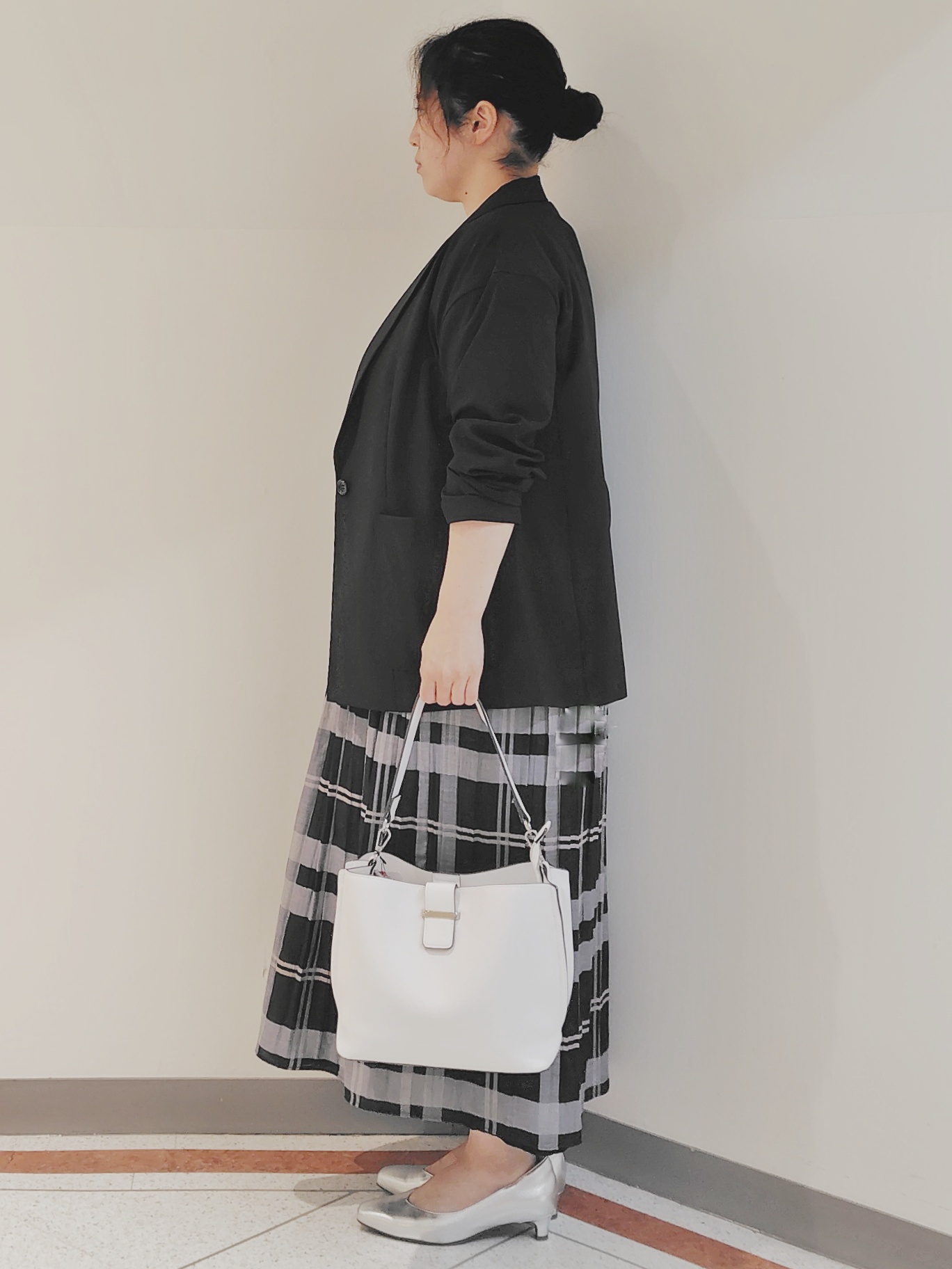 FMさんの「Reflect｜【SS-4Lサイズ／接触冷感／シワになりにくい】リラクシーテーラードジャケット」を使ったコーディネート