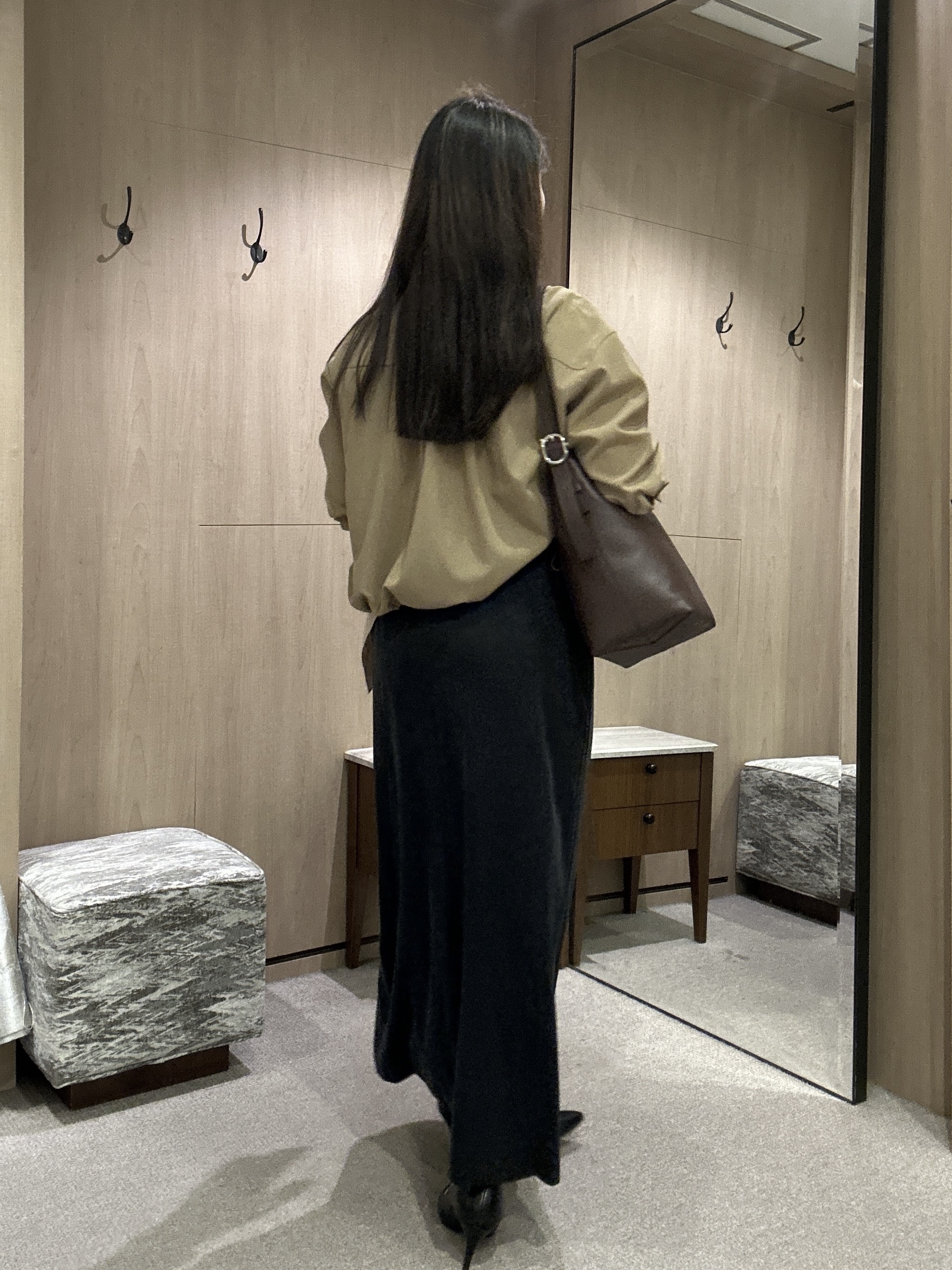 YURIさんの「UNTITLED｜【セットアップ可/UVカット/接触冷感】エアリークールドロストシャツ」を使ったコーディネート