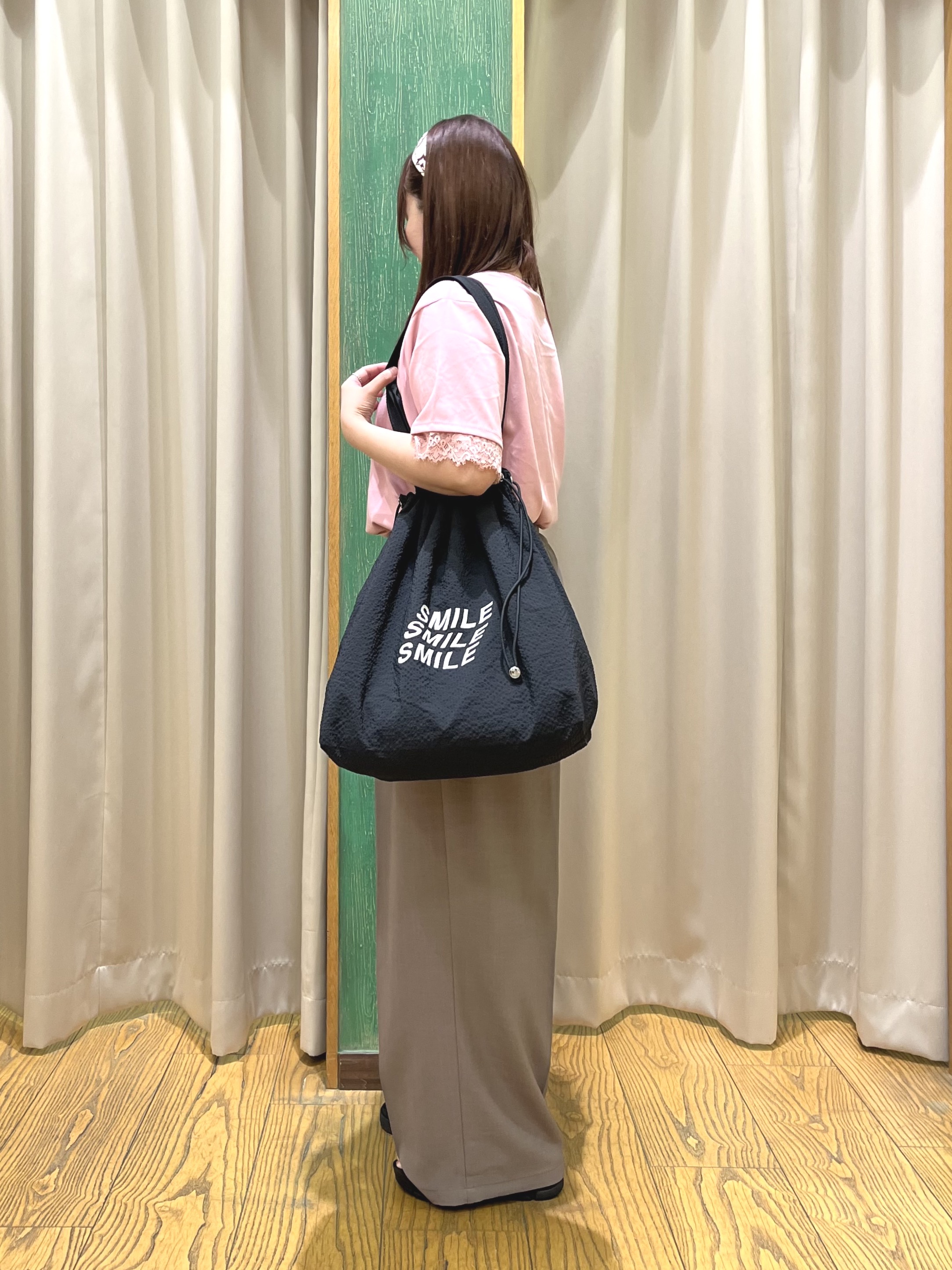 ゆっきーさんの「SHOO･LA･RUE｜【ひんやり/UV/S-LL】柄アソート お袖レースが旬顔 上品に決まる大人Tシャツ」を使ったコーディネート