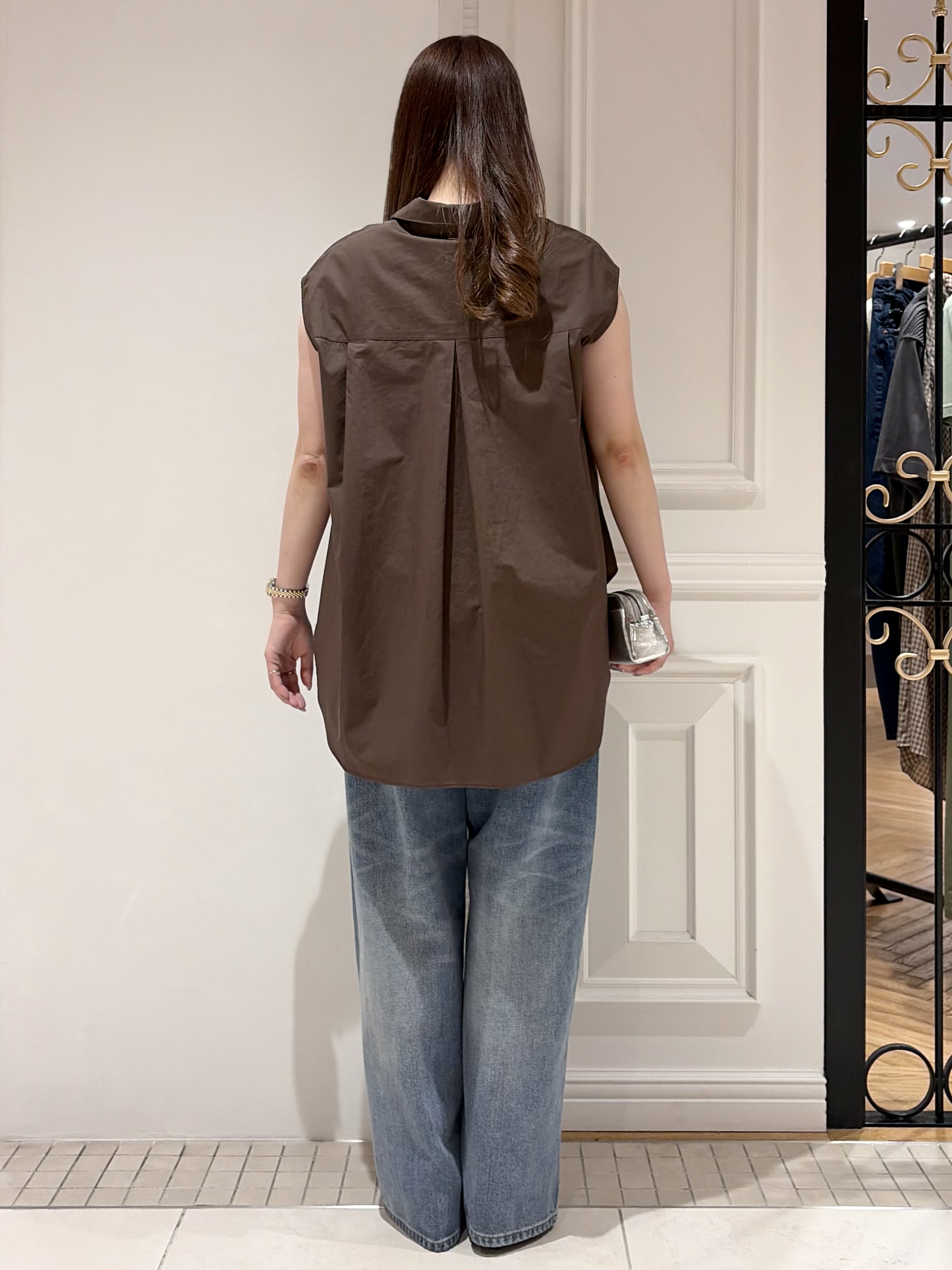 minowaさんの「DRESSTERIOR｜フレンチスリーブ スキッパーブラウス」を使ったコーディネート
