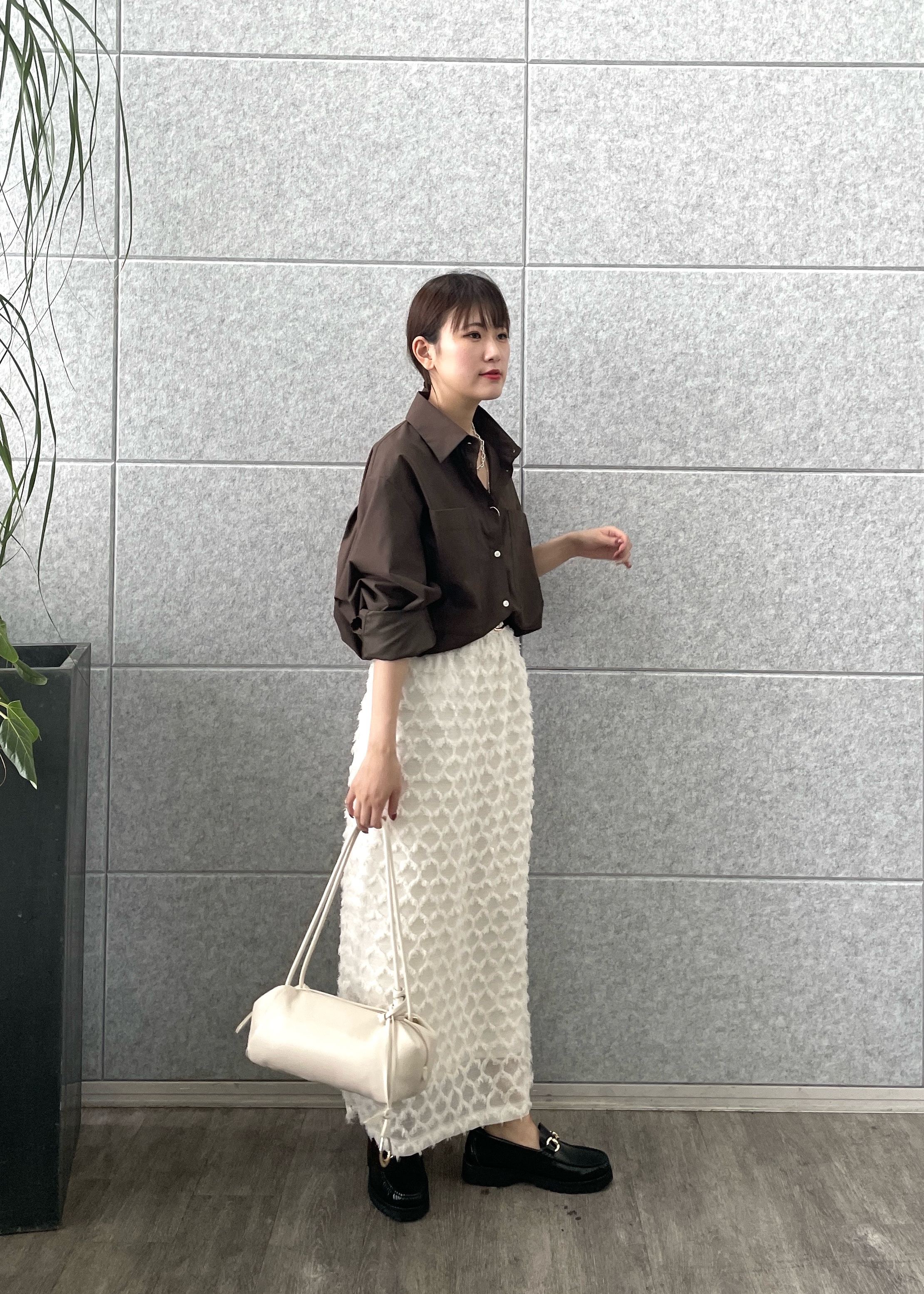 Renoさんの「INDIVI｜メタルペンダントネックレス」を使ったコーディネート