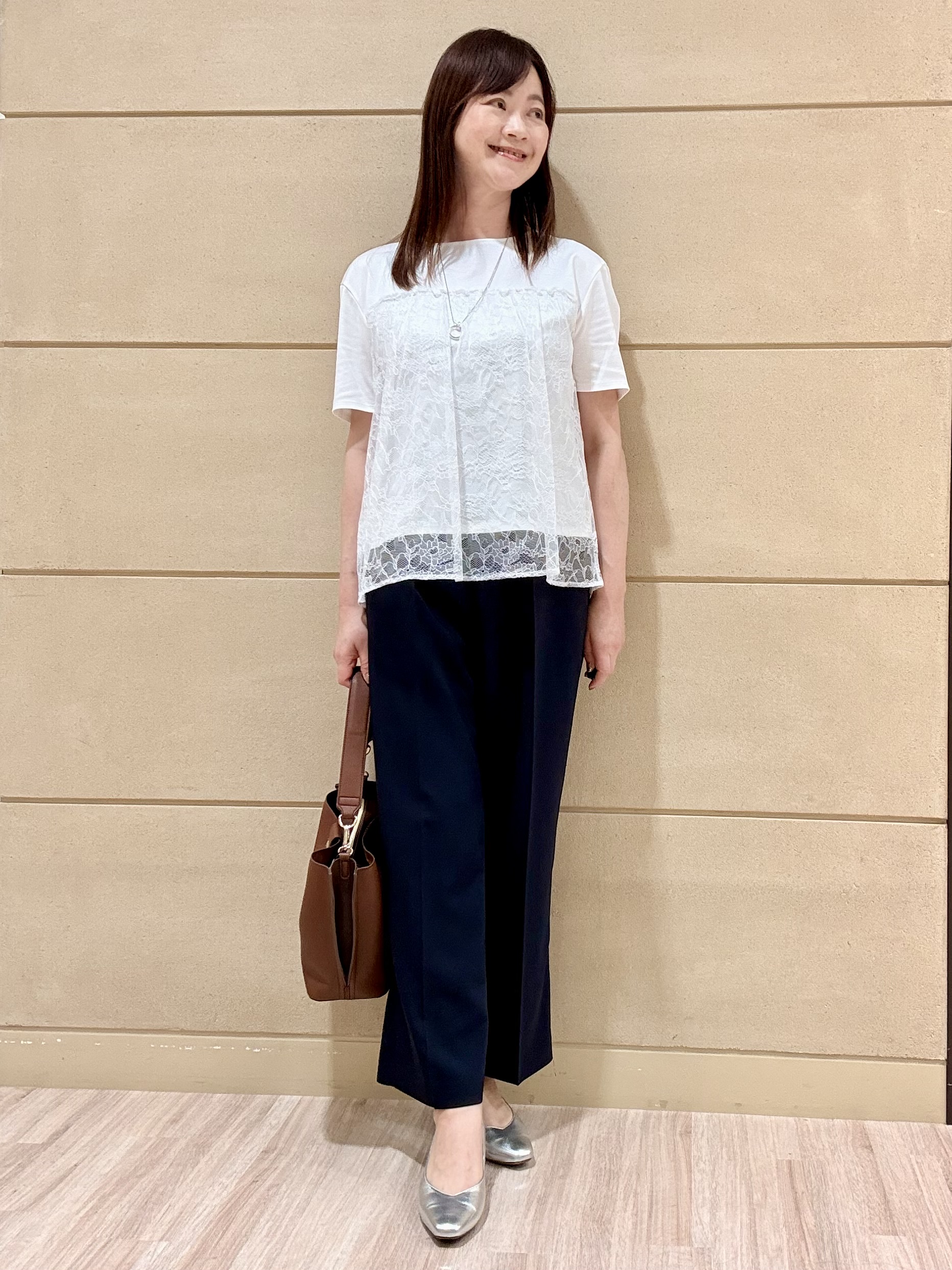 Marさんの「Reflect｜【UVカット／接触冷感／手洗い可】ラッセルレースプルオーバー」を使ったコーディネート