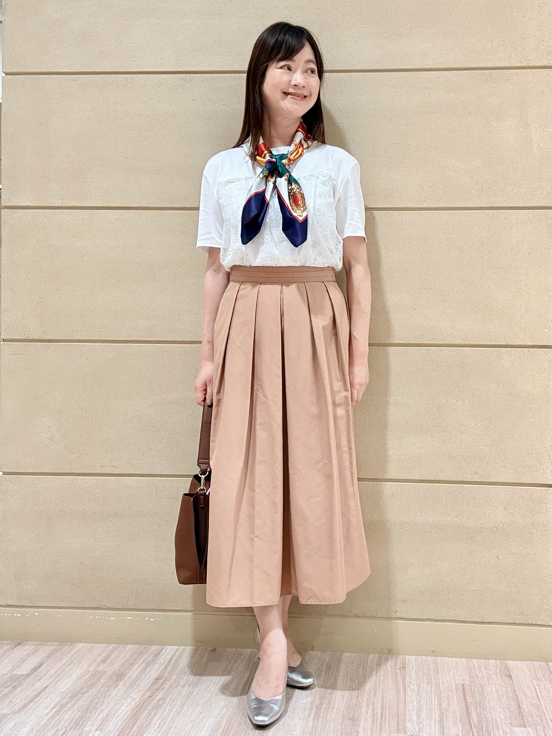 Marさんの「Reflect｜【UVカット／接触冷感／手洗い可】ラッセルレースプルオーバー」を使ったコーディネート