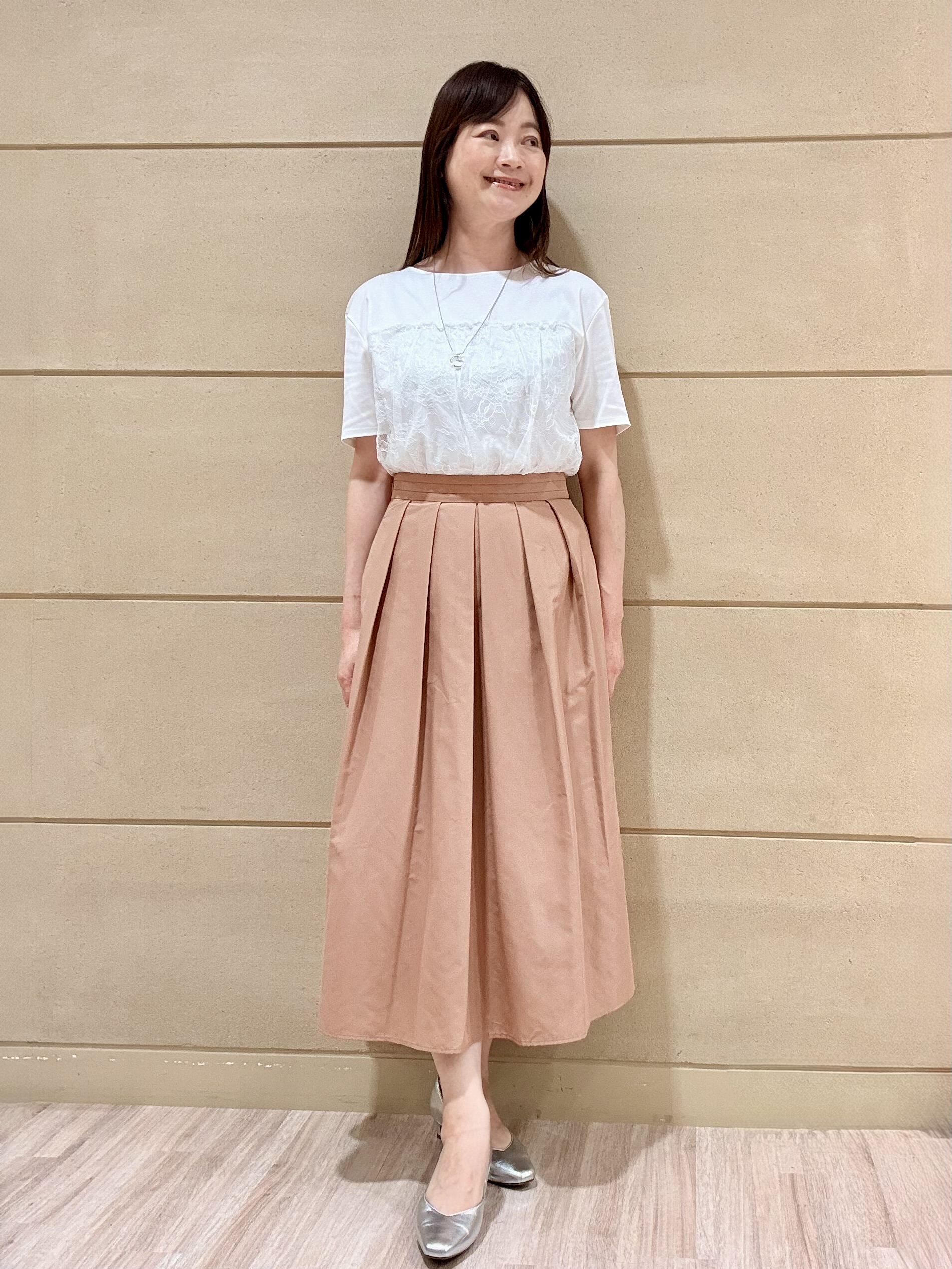 Marさんの「Reflect｜【UVカット／接触冷感／手洗い可】ラッセルレースプルオーバー」を使ったコーディネート