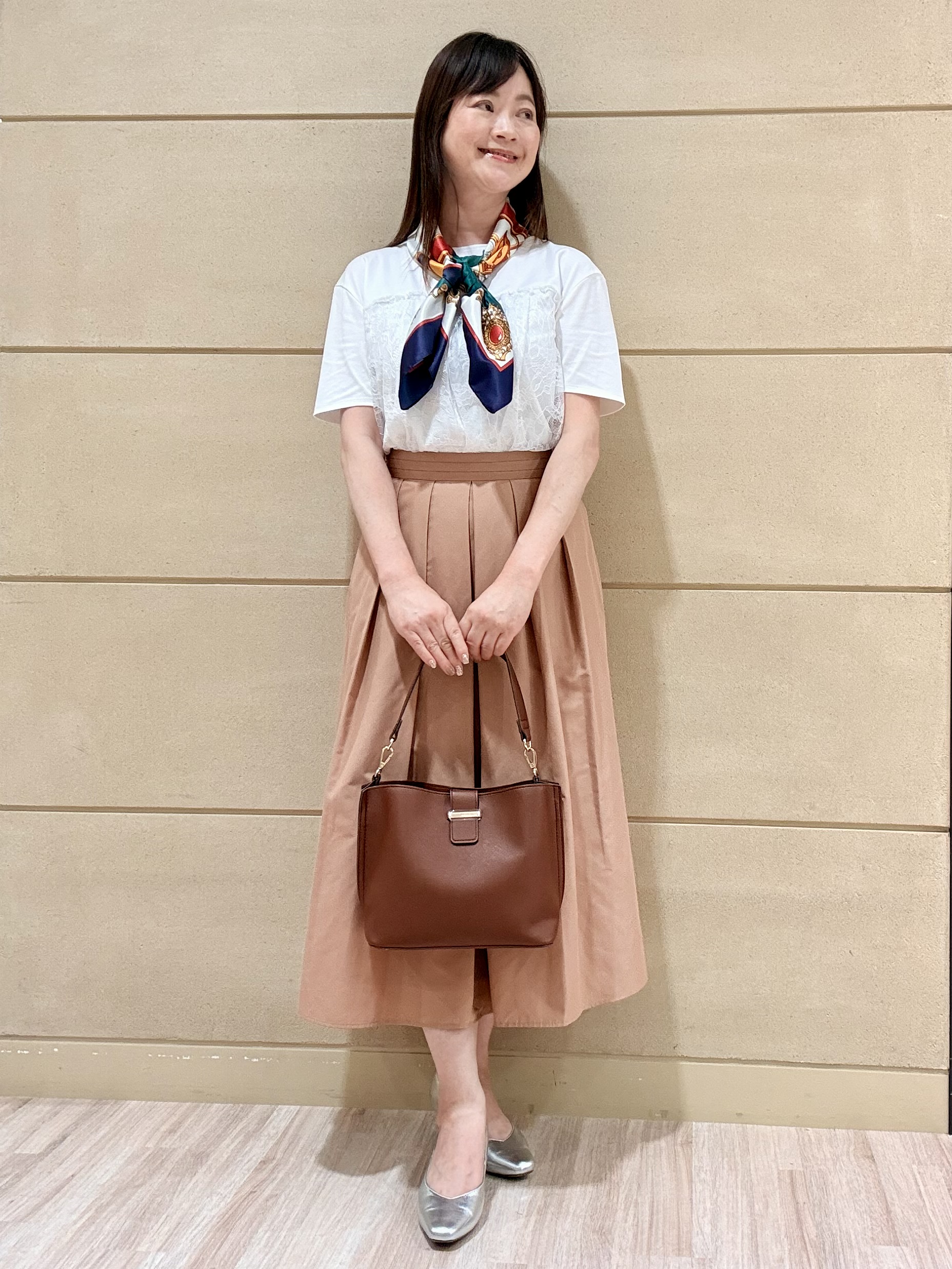 Marさんの「Reflect｜【UVカット／接触冷感／手洗い可】ラッセルレースプルオーバー」を使ったコーディネート