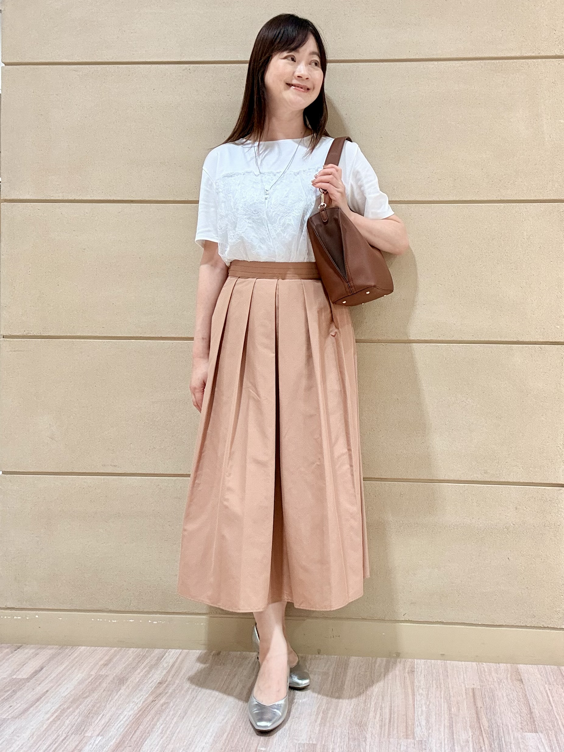 Marさんの「Reflect｜【UVカット／接触冷感／手洗い可】ラッセルレースプルオーバー」を使ったコーディネート