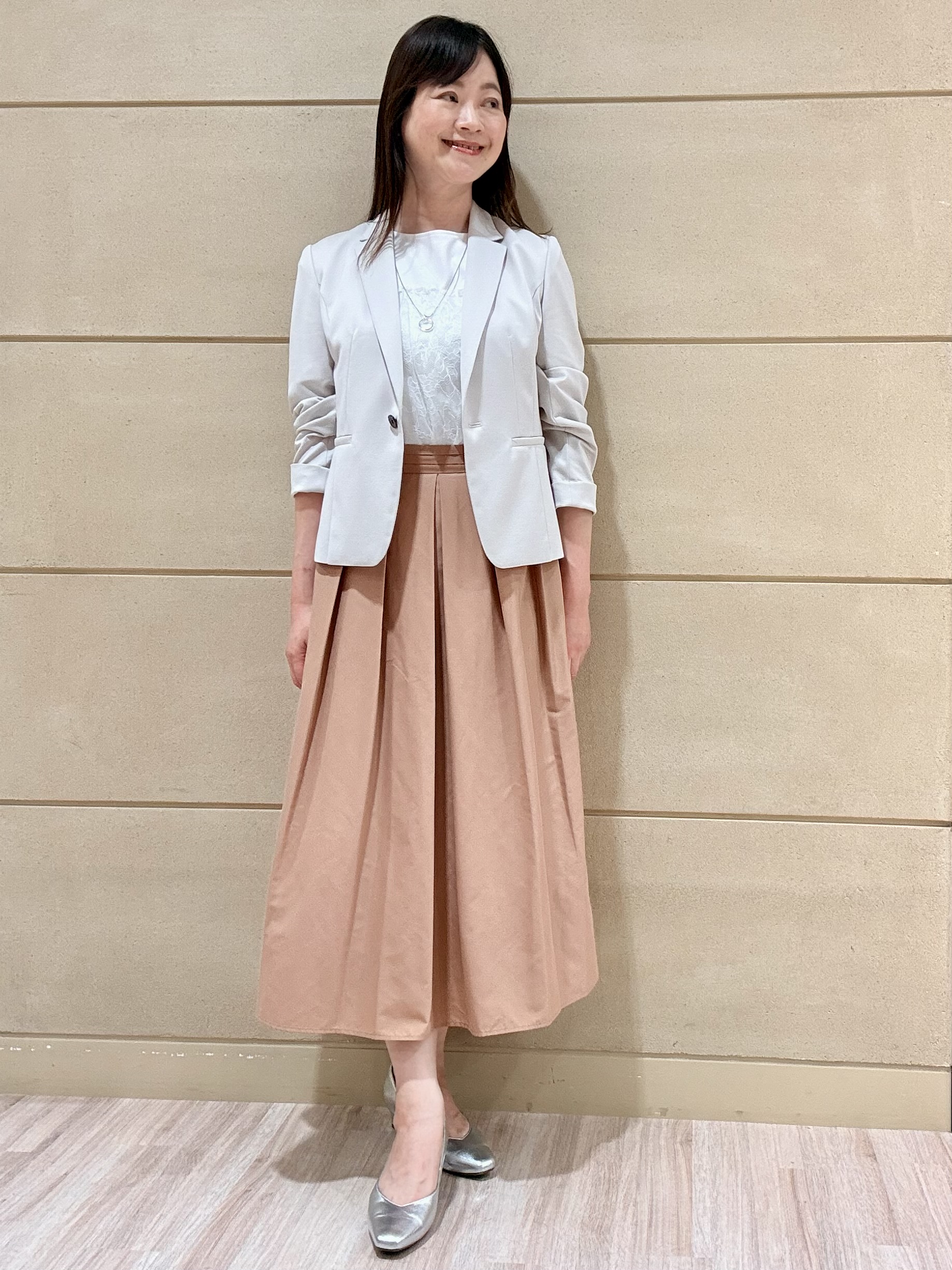Marさんの「Reflect｜【UVカット／接触冷感／手洗い可】ラッセルレースプルオーバー」を使ったコーディネート