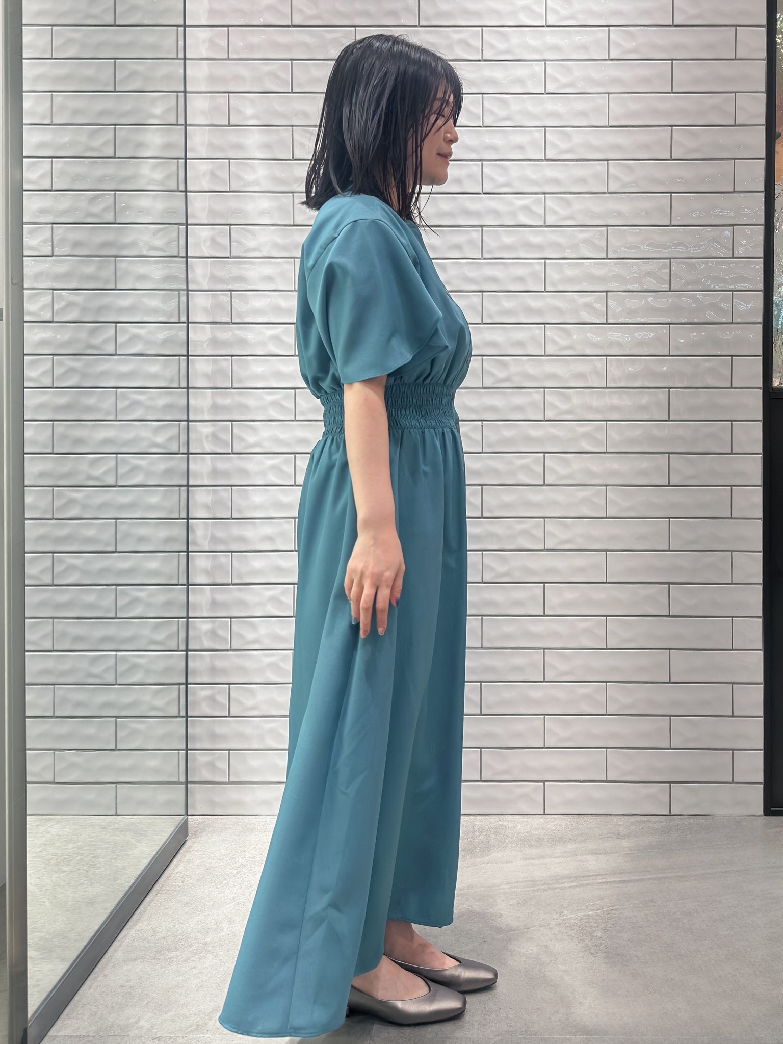 Minさんの「OPAQUE.CLIP｜スキッパーシャツワンピース【洗濯機OK／イージーアイロン】」を使ったコーディネート
