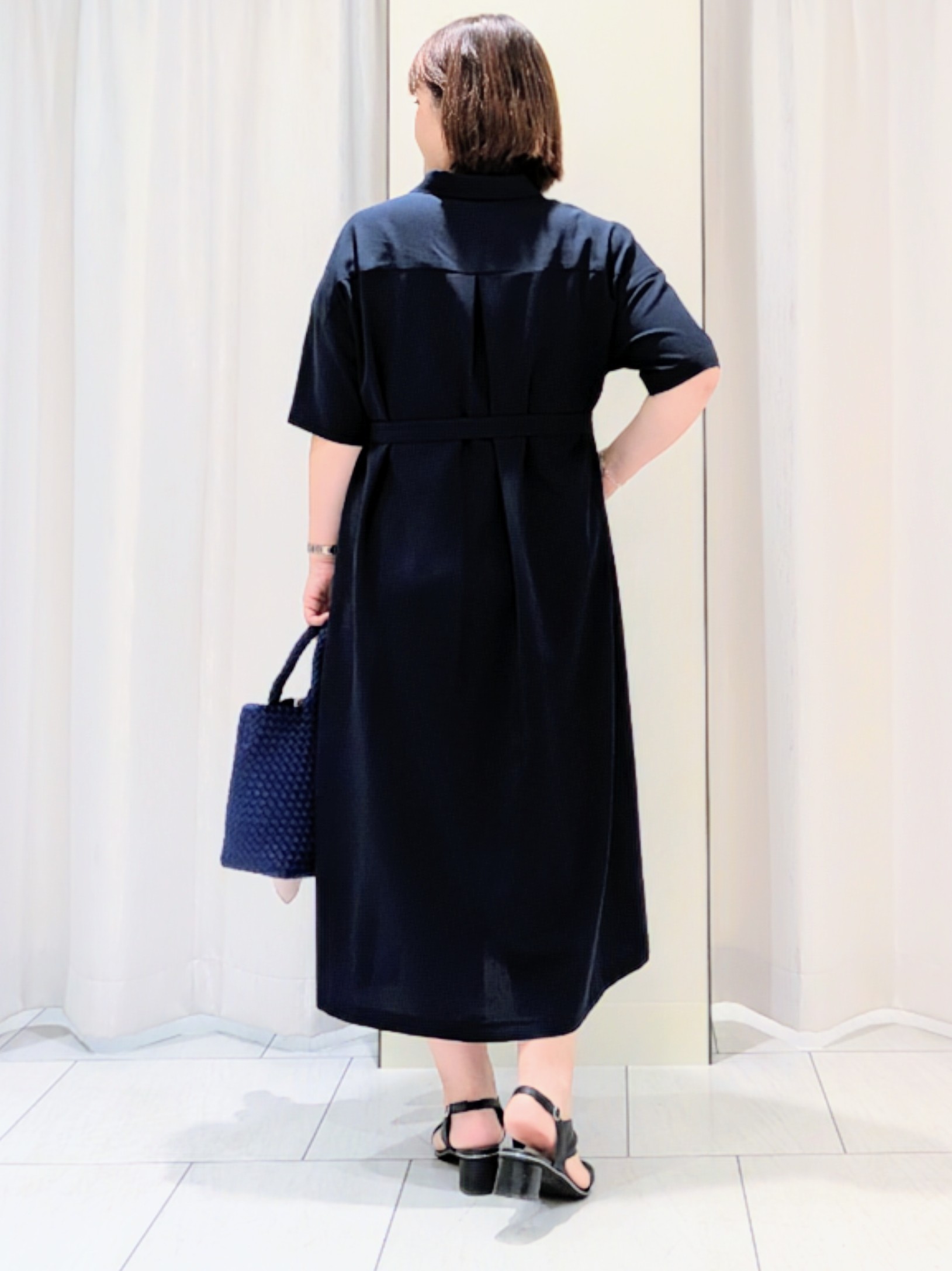 Onumaさんの「UNTITLED｜【UVカット/接触冷感/通気性】エアリークールワンピース」を使ったコーディネート
