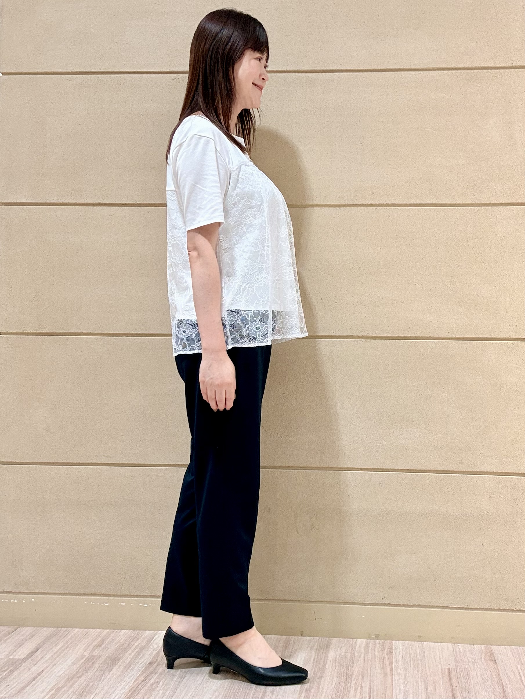 Marさんの「Reflect｜【UVカット／接触冷感／手洗い可】ラッセルレースプルオーバー」を使ったコーディネート