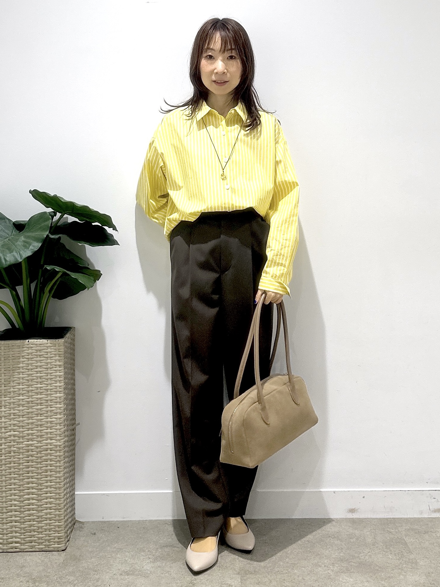 Miwaさんの「UNTITLED｜【ステンレスチェーン】クロスリングネックレス」を使ったコーディネート