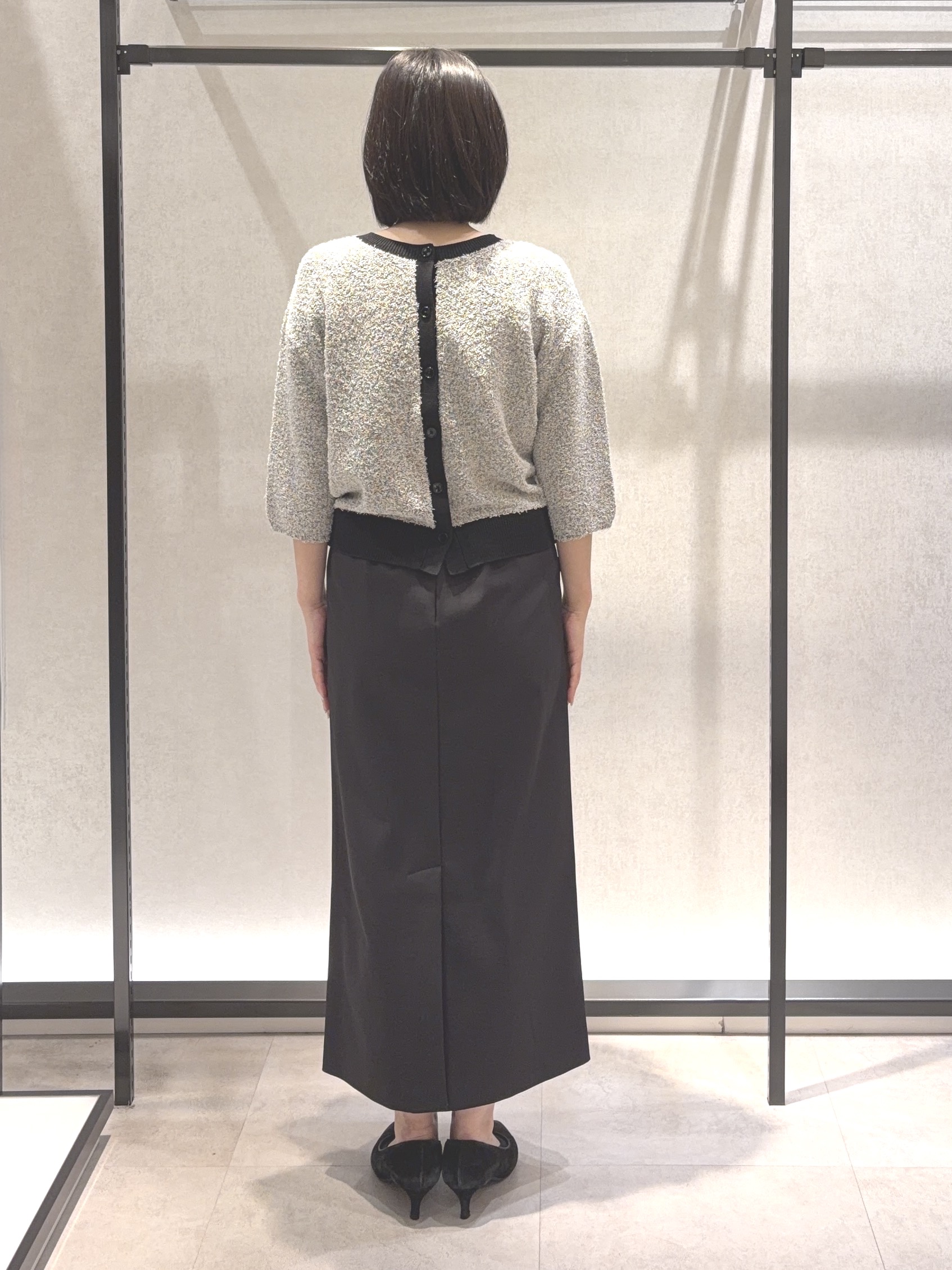 わたなべさんの「UNTITLED｜【前後2WAY】コットン混カールプルオーバー」を使ったコーディネート