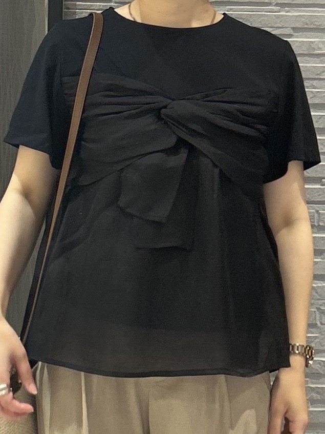 ga_riさんの「THE SHOP TK｜【ひんやり／吸水速乾／UV】ビスチェ風 切り替えTシャツ」を使ったコーディネート