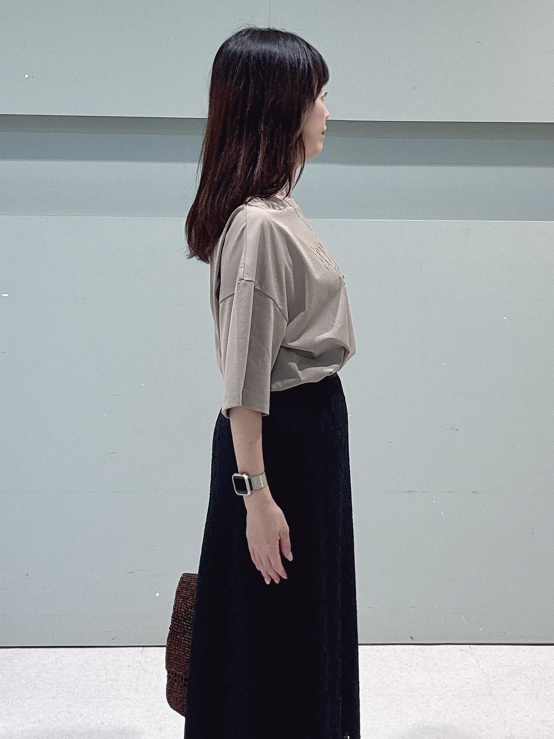 makiさんの「UNTITLED｜ベロアプリントロゴT」を使ったコーディネート