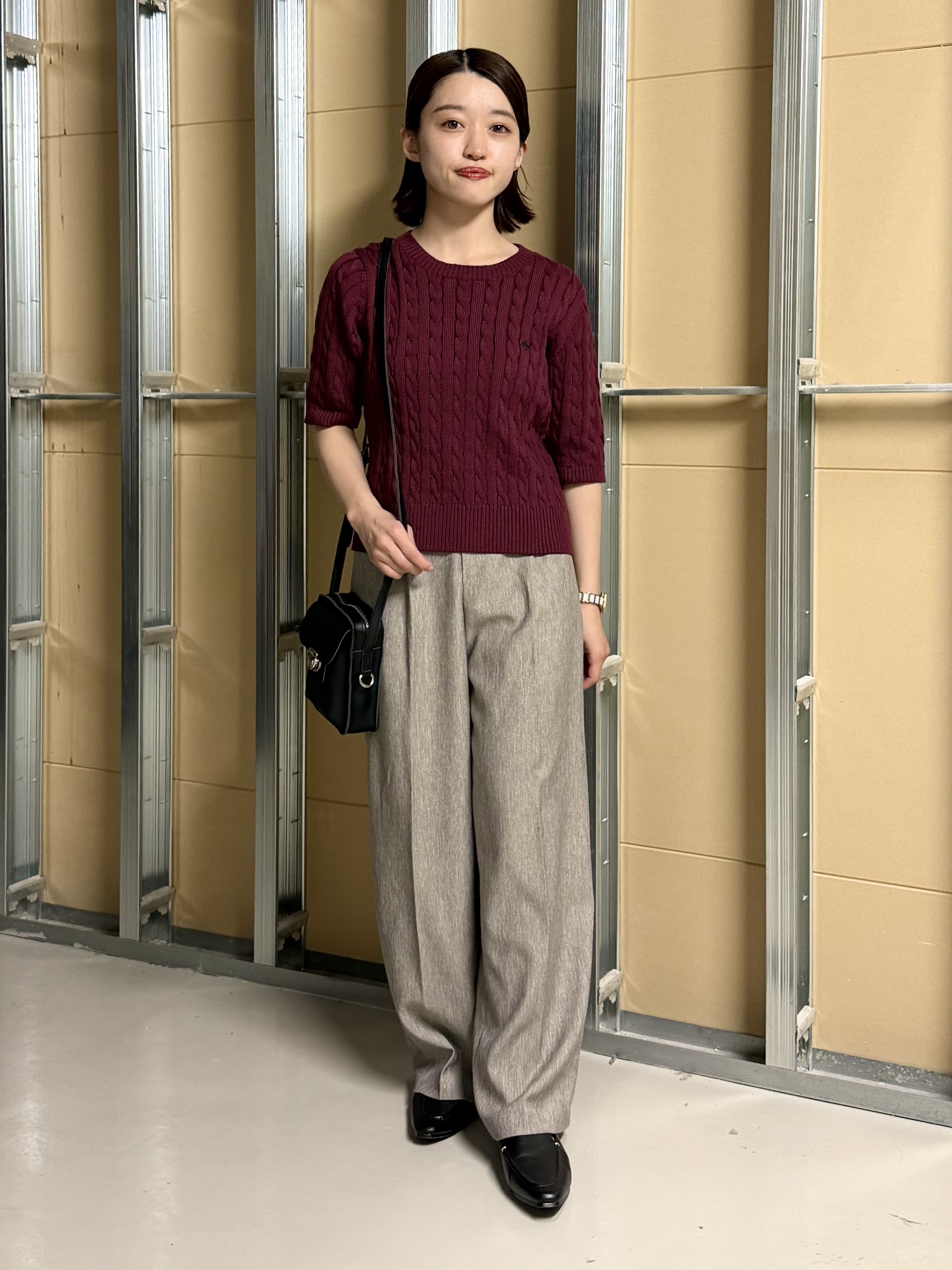 sahoさんの「THE SHOP TK｜【静電防止】セミワイドパンツ」を使ったコーディネート