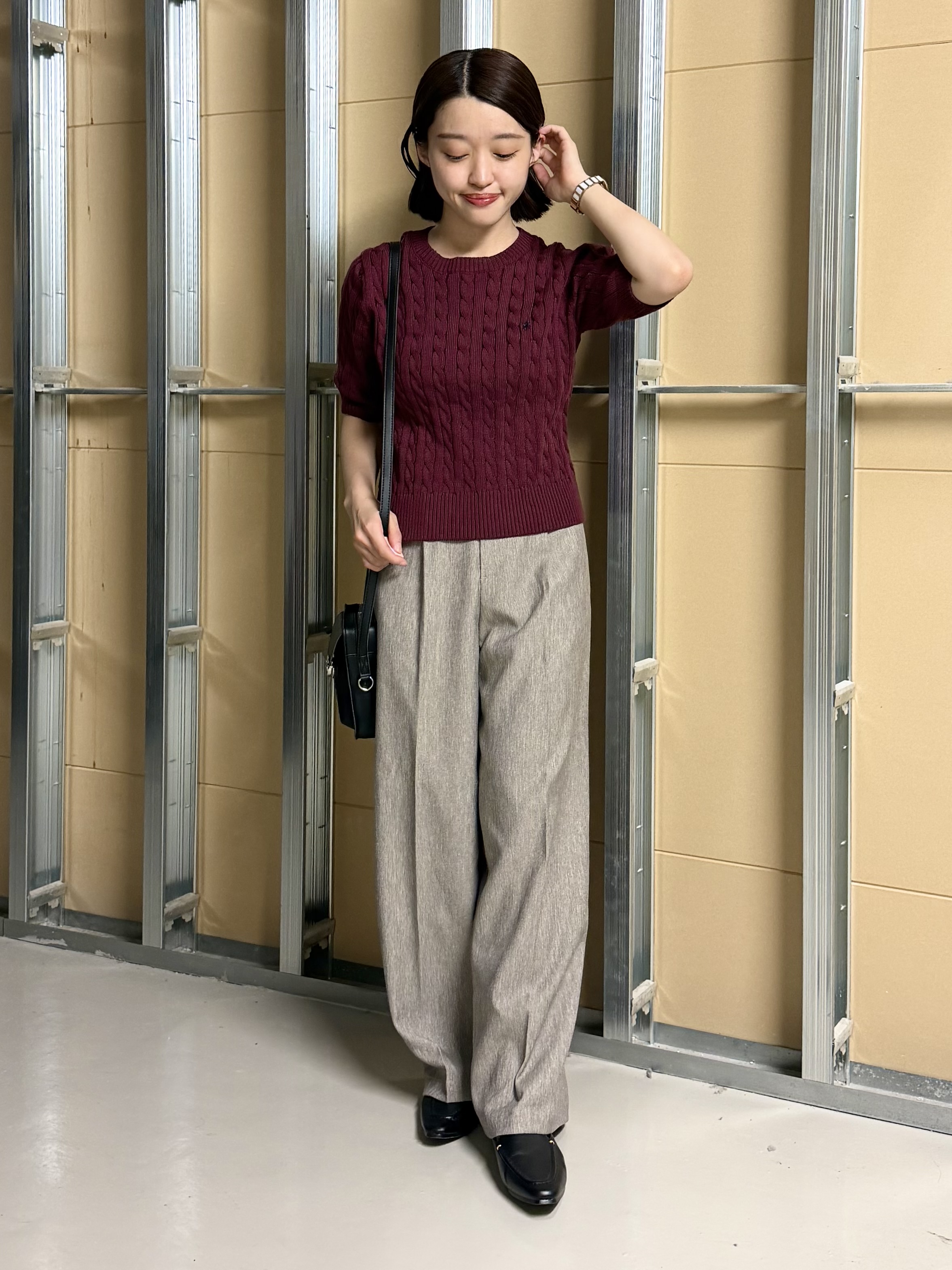 sahoさんの「THE SHOP TK｜【静電防止】セミワイドパンツ」を使ったコーディネート