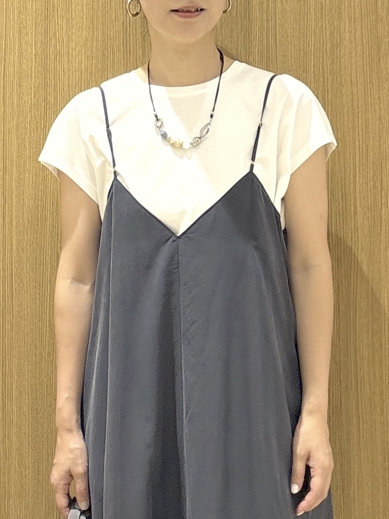 たけねぇさんの「OPAQUE.CLIP｜フレンチスリーブカットソー【洗濯機OK】」を使ったコーディネート
