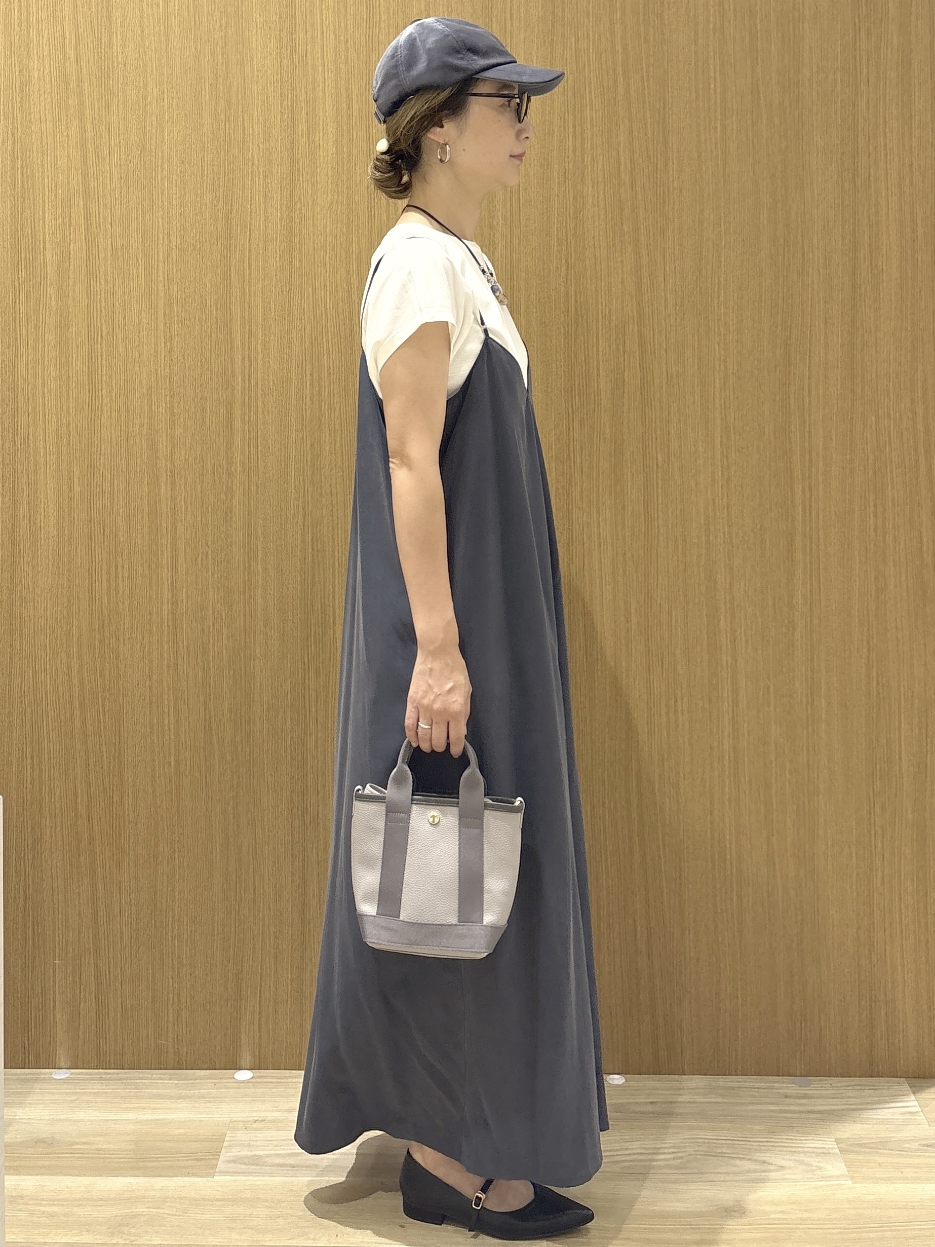 たけねぇさんの「OPAQUE.CLIP｜フレンチスリーブカットソー【洗濯機OK】」を使ったコーディネート