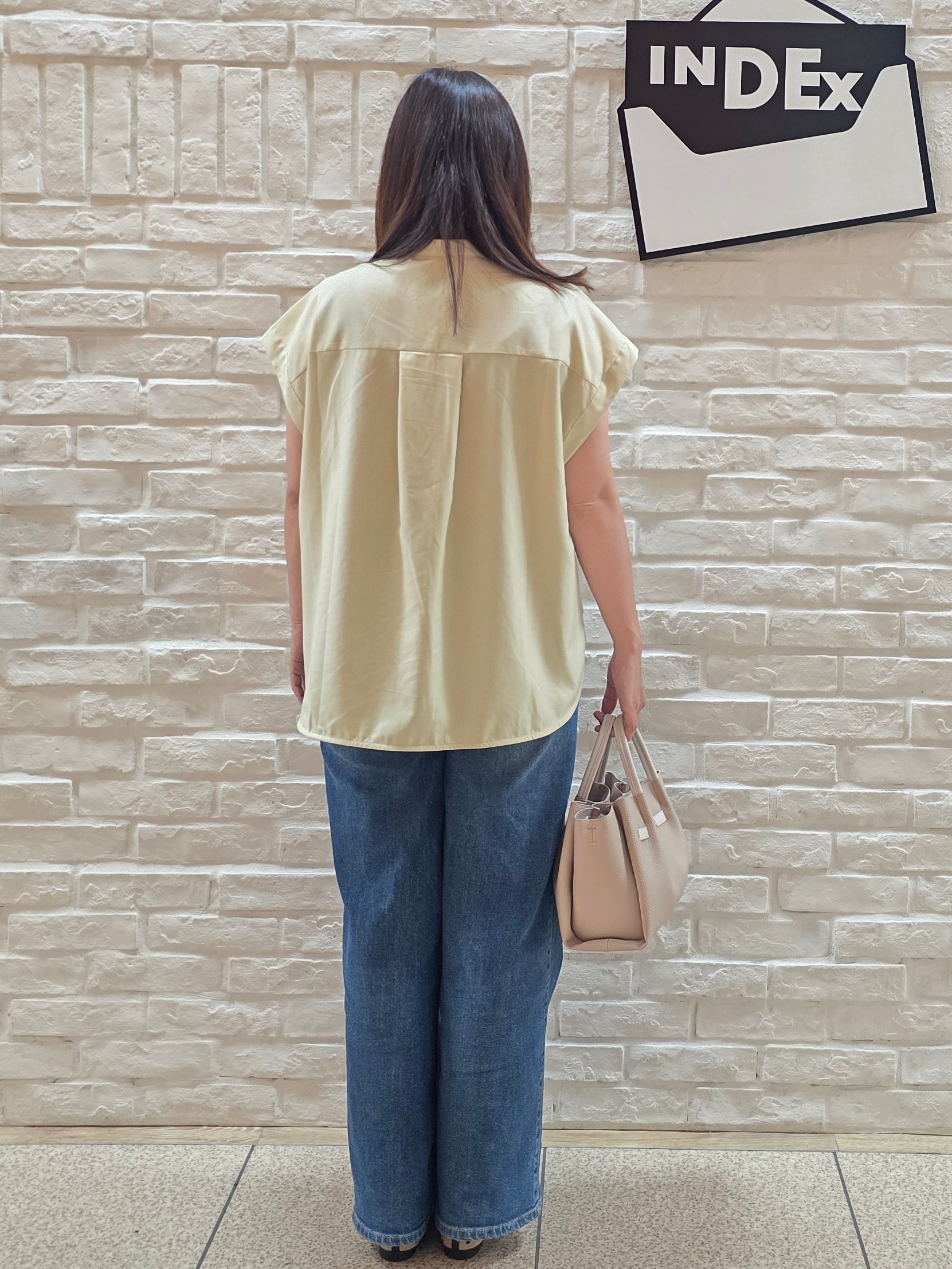 mamiさんの「index｜フロントレースブラウス【洗濯機OK】」を使ったコーディネート