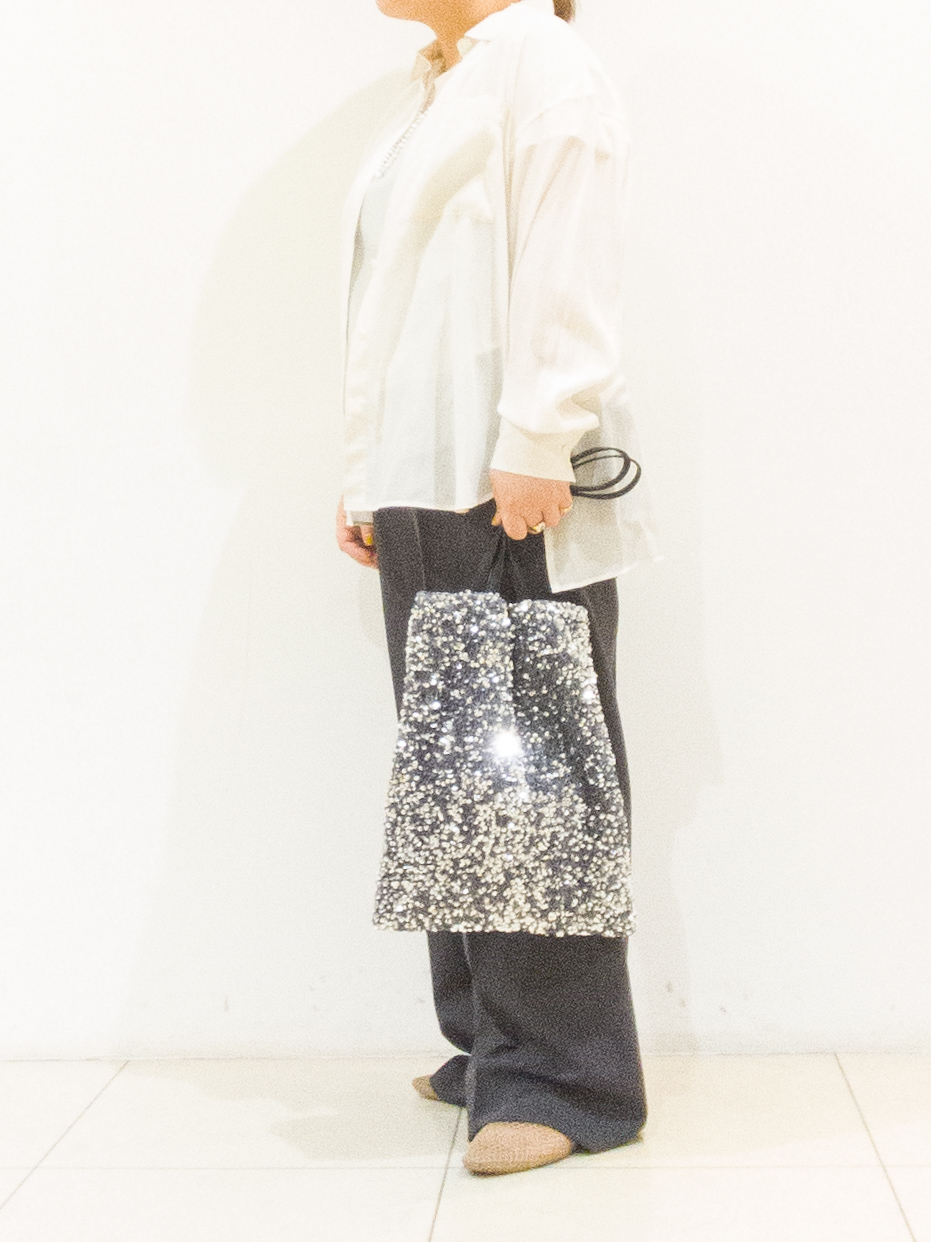takedaさんの「UNTITLED｜シルキータッチシアーシャツ」を使ったコーディネート