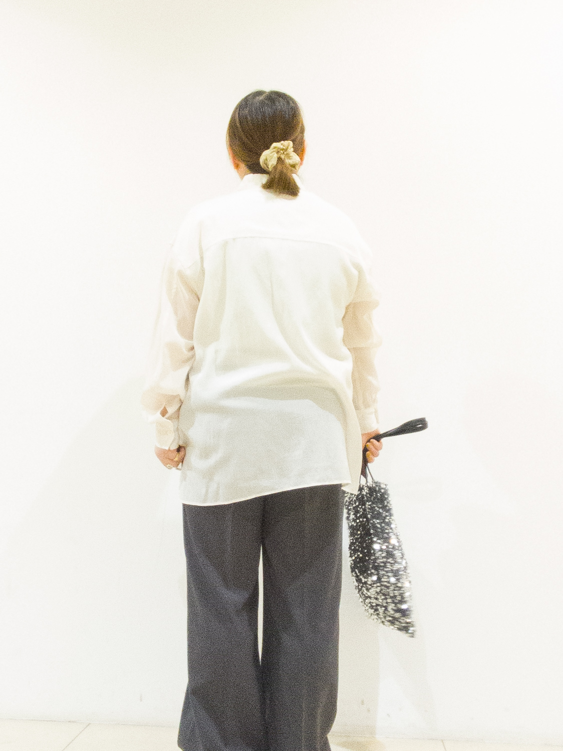 takedaさんの「UNTITLED｜シルキータッチシアーシャツ」を使ったコーディネート