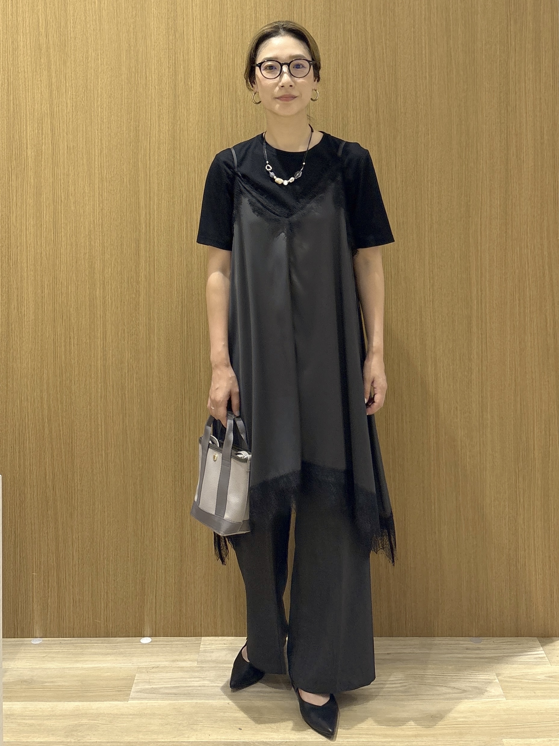 たけねぇさんの「OPAQUE.CLIP｜ベーシックTシャツ／オーガニックコットン混【洗濯機OK】」を使ったコーディネート